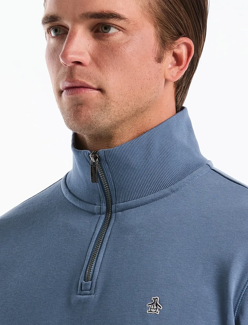Original Penguin - ORG FLC QRTR ZIP STI - fleece-pullover - copen blue - 3