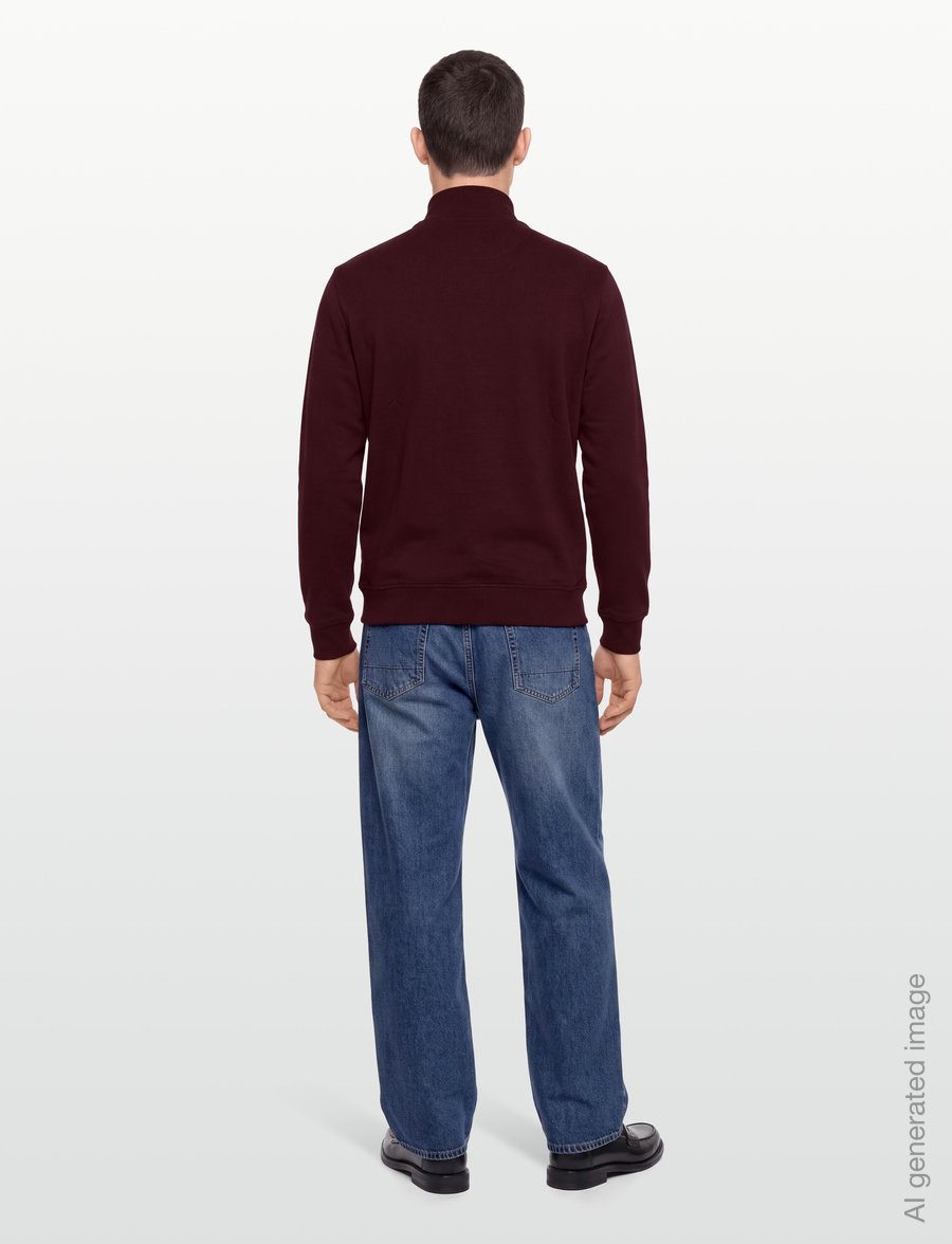 Original Penguin - ORG FLC QRTR ZIP STI - fleecetrøjer - port royale - 4