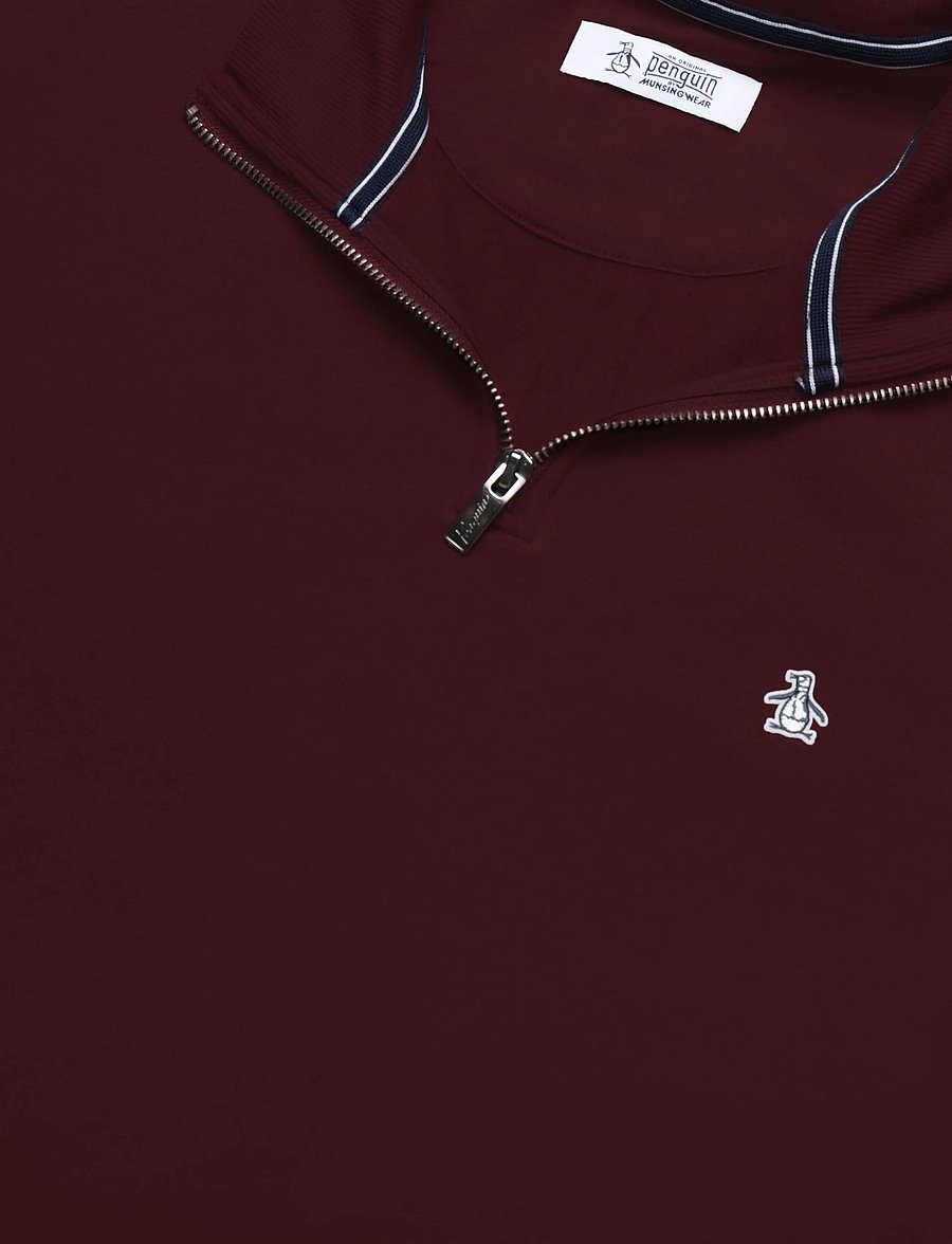 Original Penguin - ORG FLC QRTR ZIP STI - fleecetrøjer - port royale - 5