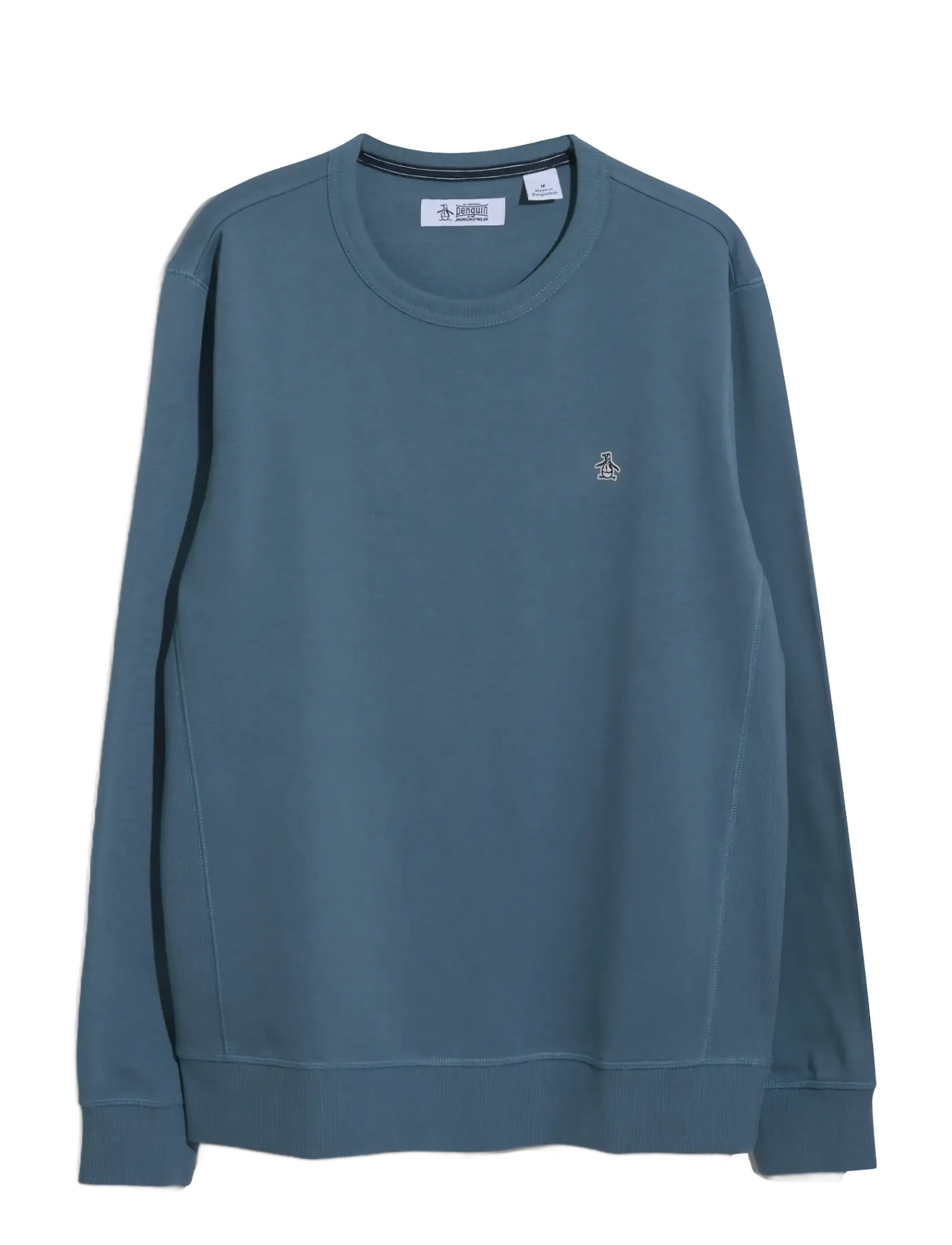 ORIGINAL PENGUIN Org Flc Crew Neck Sti Blau - L - Herren