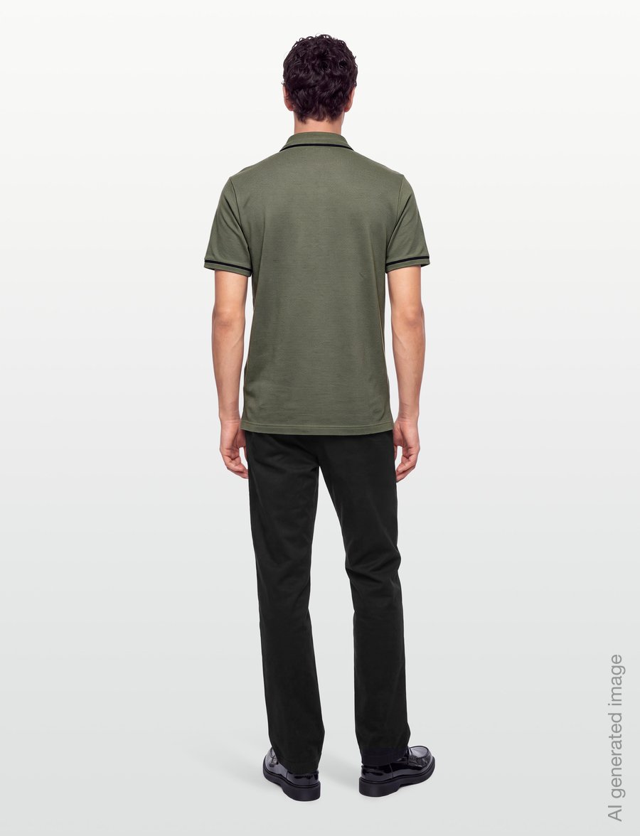 Original Penguin - EARL TNCL PIQ STICKE - kurzärmelig - dusty olive - 4