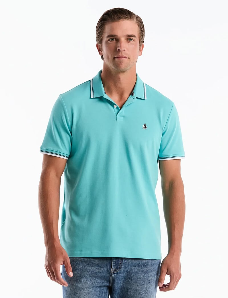 Original Penguin - TIPPED POLO TN CL PIQ - stutterma polo - aquarelle - 0