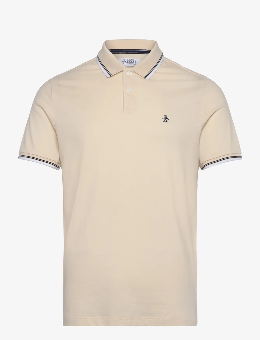 Original Penguin - TIPPED POLO TNCL PIQ - kortärmade pikéer - birch - 0