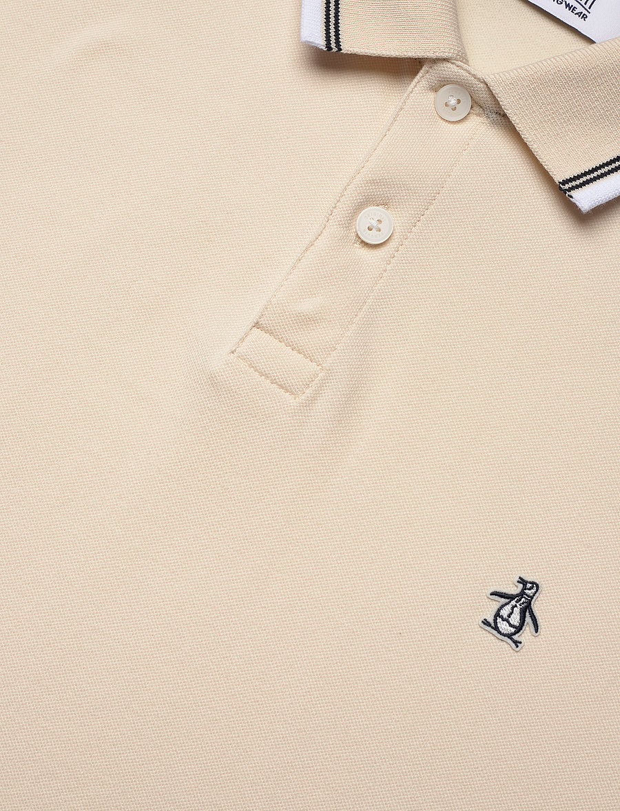 Original Penguin - TIPPED POLO TNCL PIQ - korte mouwen - birch - 2