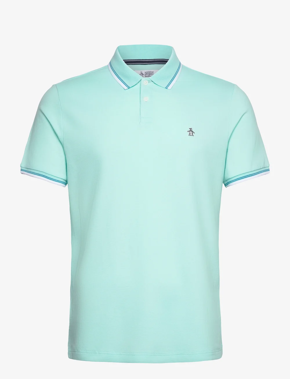 Original Penguin - TIPPED POLO TNCL PIQ - short-sleeved polos - blue tint - 0