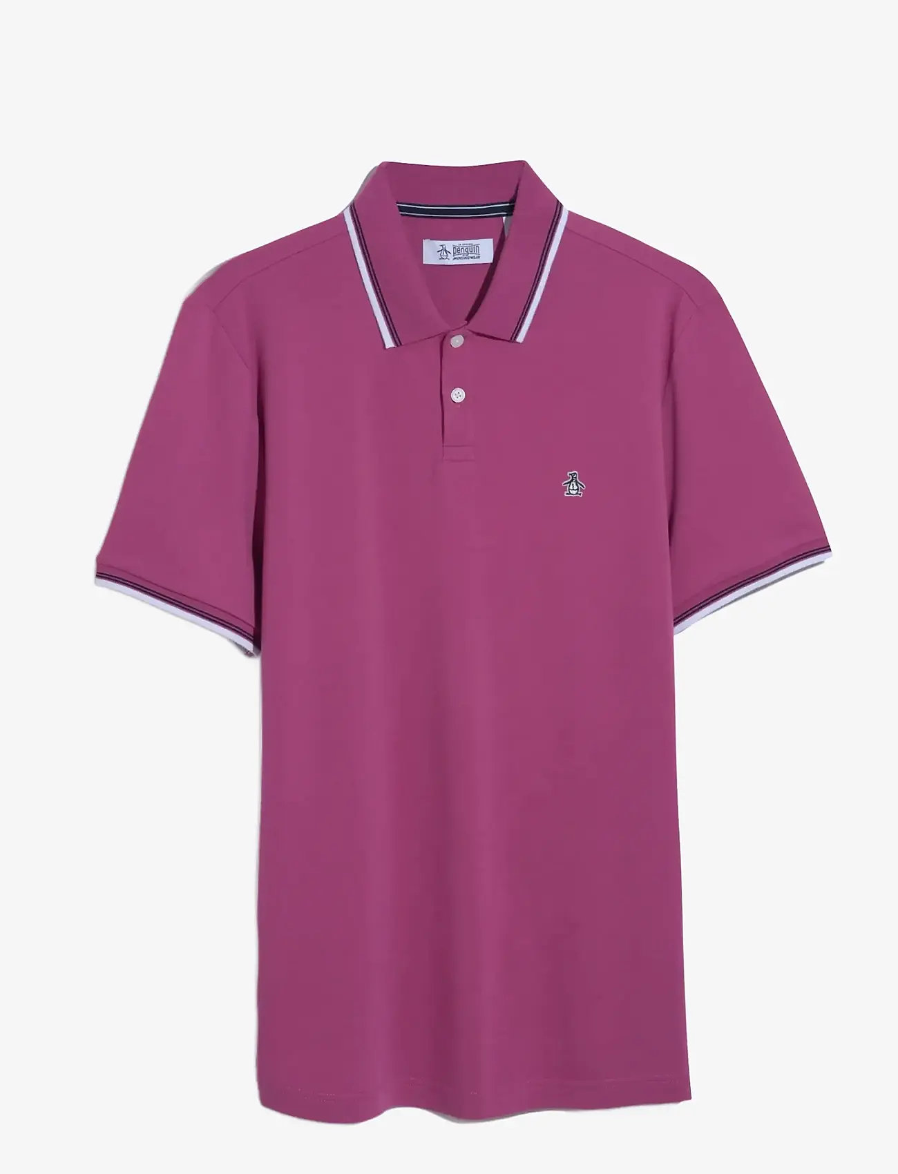 Original Penguin - TIPPED POLO TNCL PIQ - kortærmede poloer - magenta haze - 1