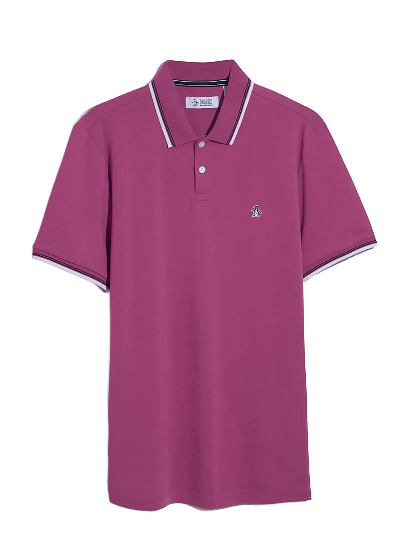 Original Penguin - TIPPED POLO TNCL PIQ - kortærmede poloer - magenta haze - 1