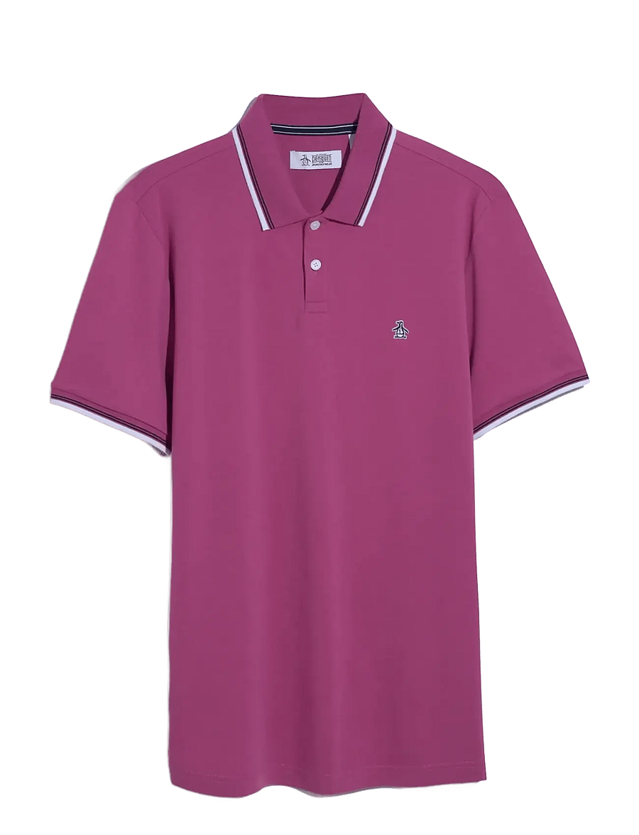 Original Penguin - TIPPED POLO TNCL PIQ - lühikeste varrukatega polod - magenta haze - 1