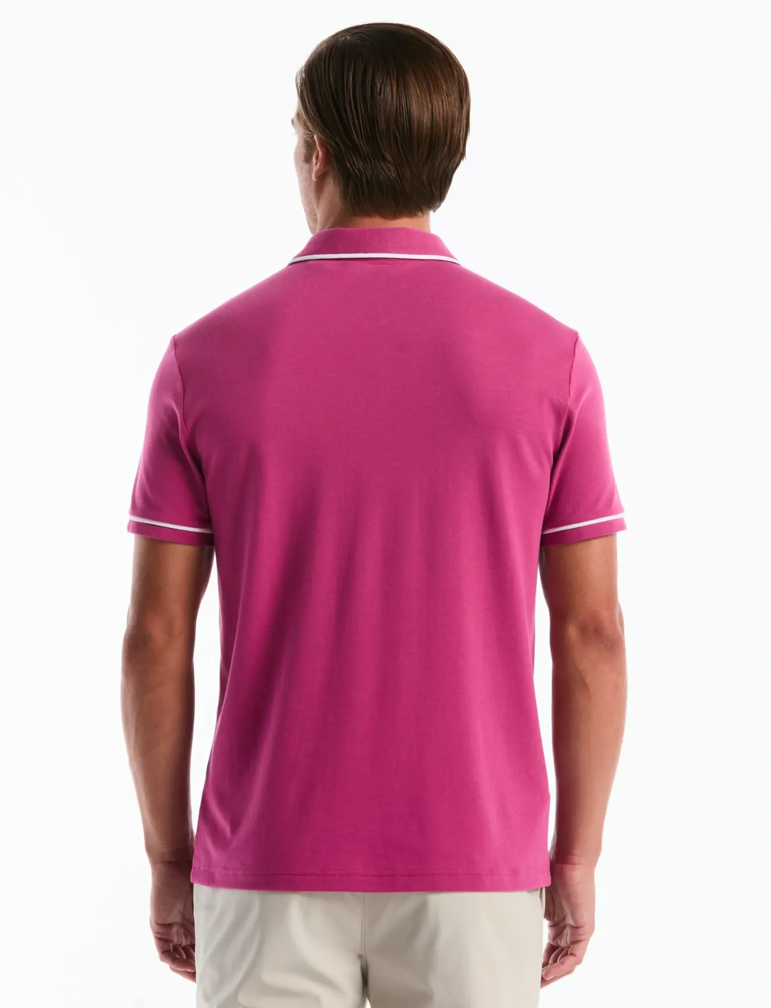 Original Penguin - TIPPED POLO TNCL PIQ - lühikeste varrukatega polod - magenta haze - 2