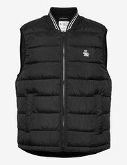 Original Penguin - PUFFER STYLE GILET - spring jackets - true black - 0
