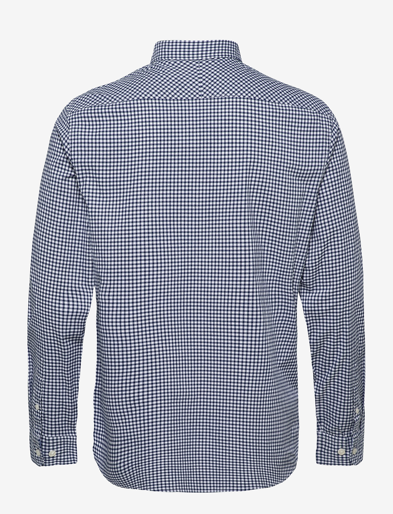 Original Penguin - Long Sleeved Gingham Check Shirt - estate blue - 1