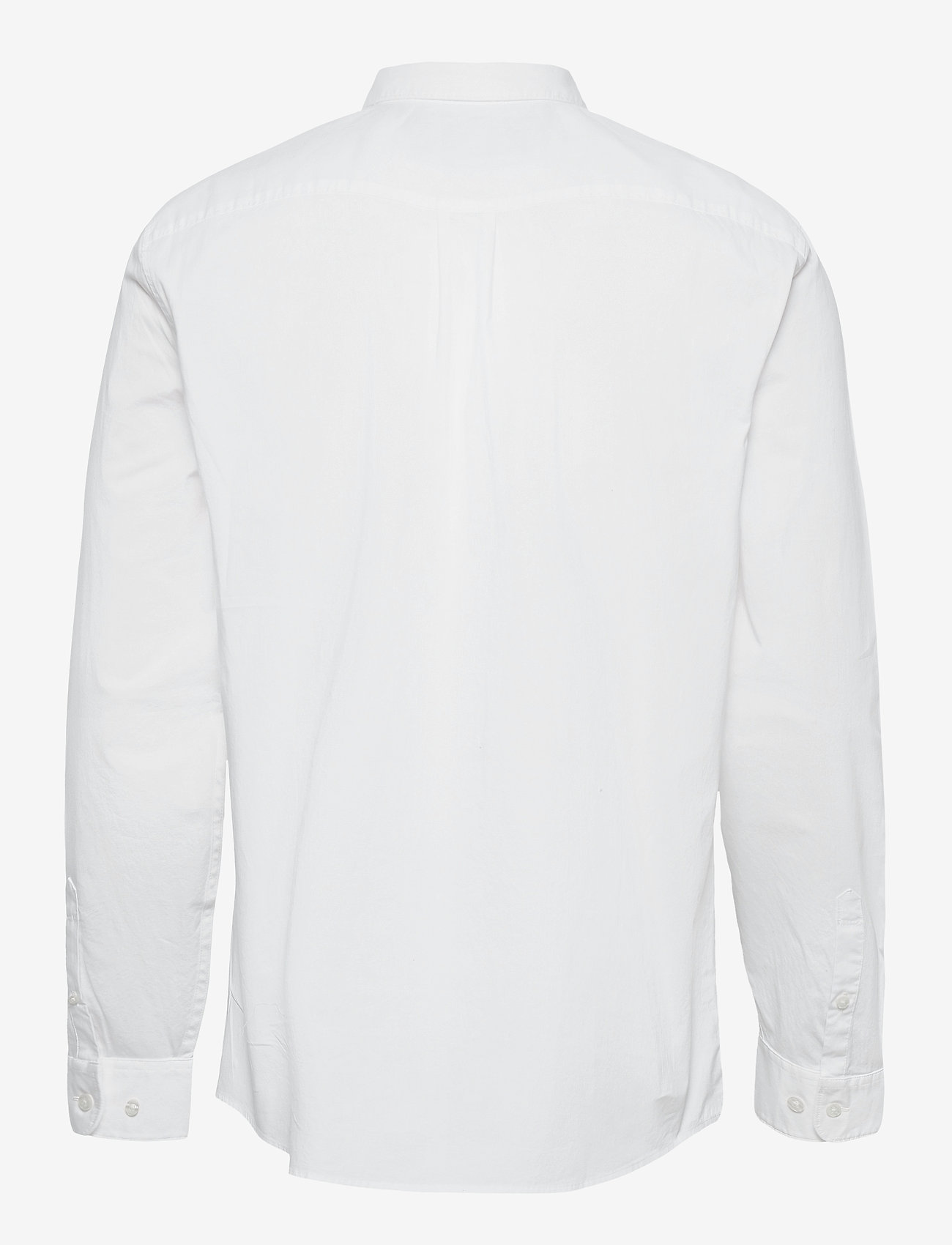 Original Penguin Long Sleeved Cotton Poplin Shirt (Bright White/White ...