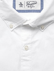 Original Penguin - Long Sleeved Cotton Poplin Shirt - peruskauluspaidat - bright white - 2