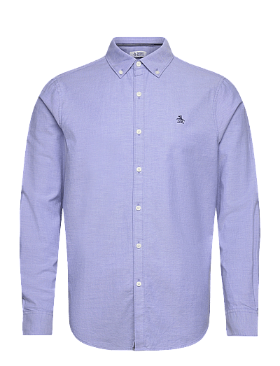 Original Penguin LS OXFORD STRTCH NO - Shirts - AMPARO BLUE / blue