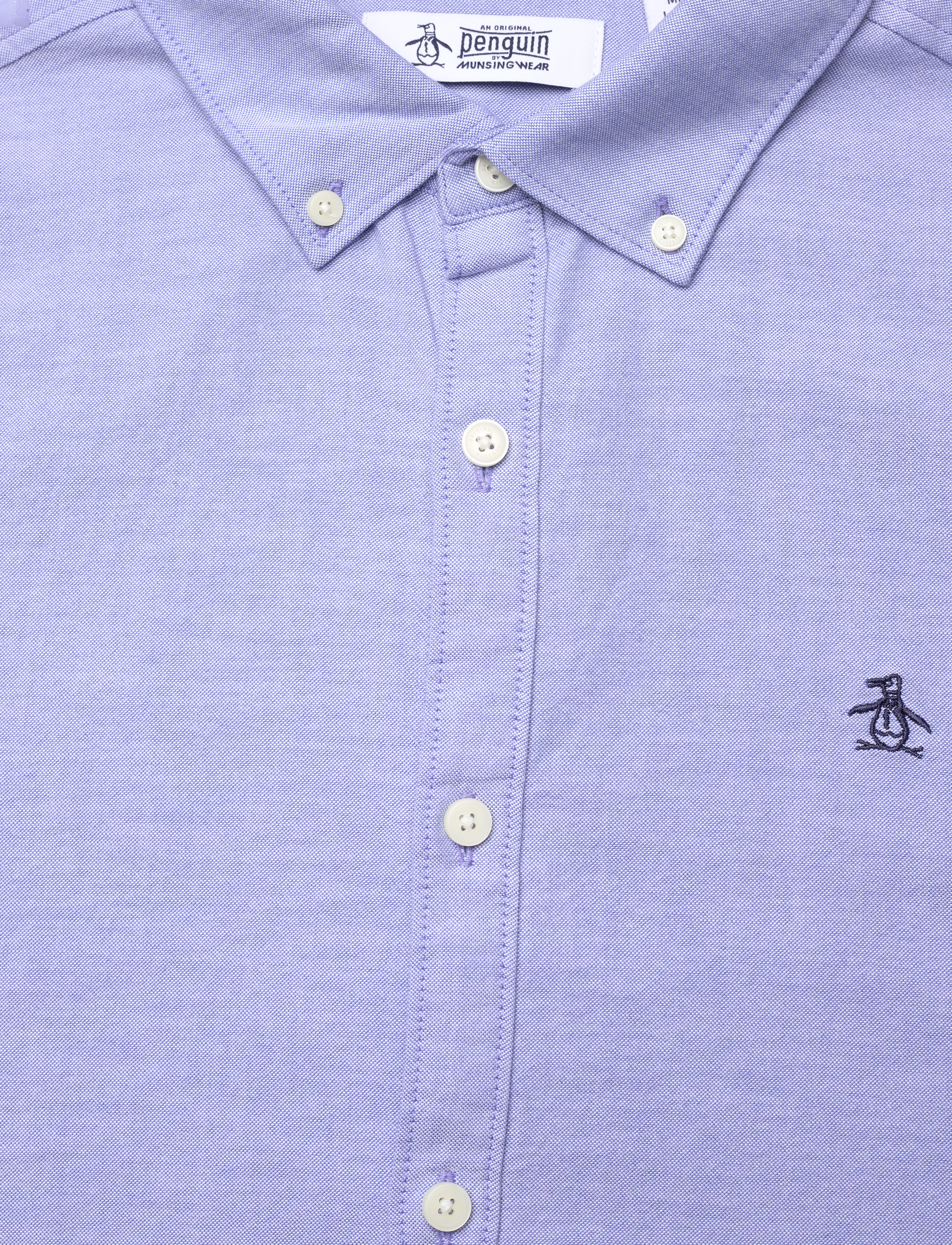 Original Penguin - LS OXFORD STRTCH NO - chemises oxford - amparo blue - 2