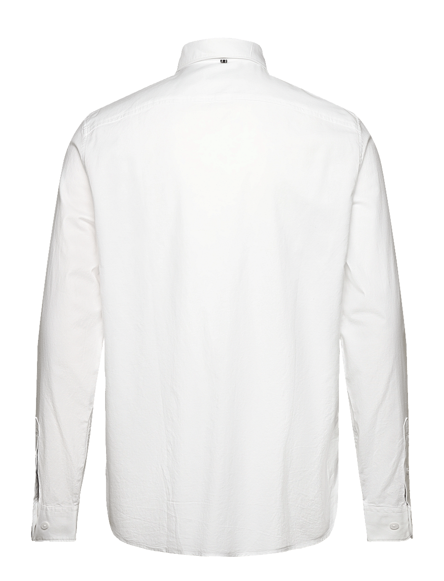 Original Penguin - LS OXFORD STRTCH NO - oxford stila krekli - bright white - 1