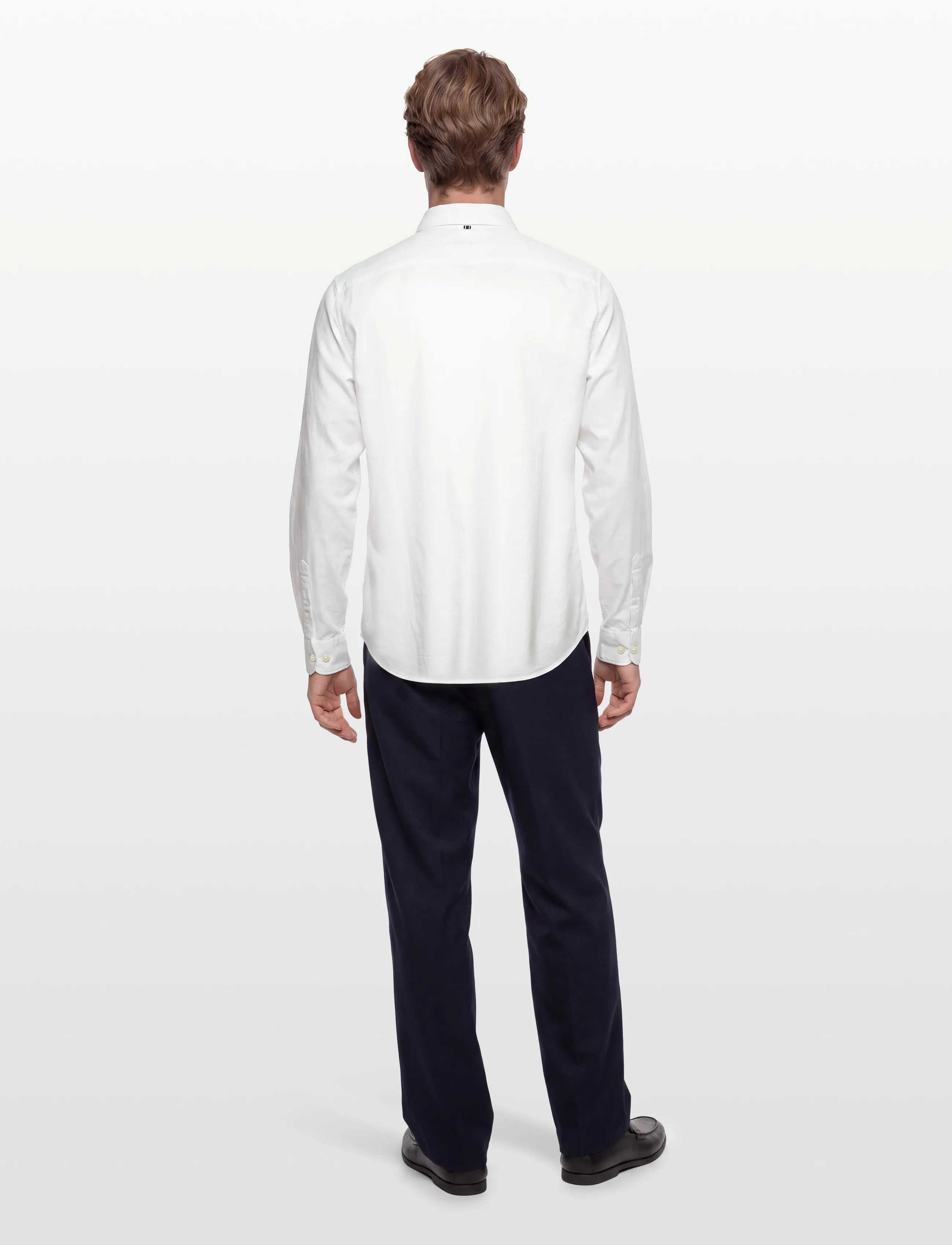 Original Penguin - LS OXFORD STRTCH NO - oxford skjorter - bright white - 4