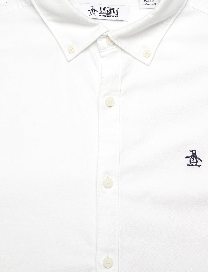 Original Penguin - LS OXFORD STRTCH NO - oxford skjorter - bright white - 2