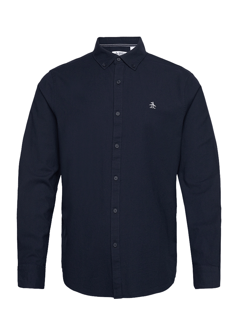Original Penguin - LS OXFORD STRTCH NO - oxford-skjortor - dark sapphire - 0