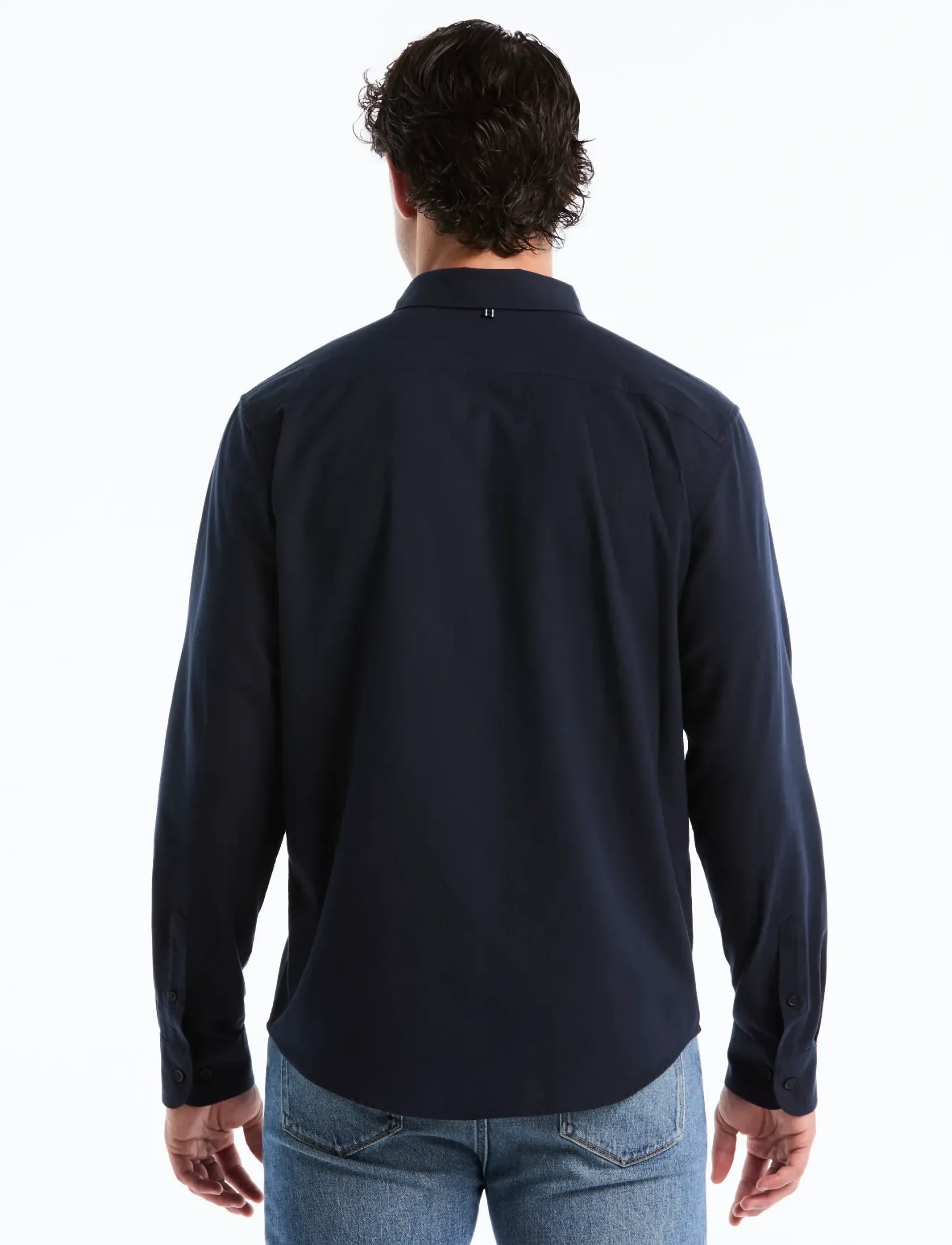 Original Penguin - LS OXFORD STRTCH NO - oxford-hemden - dark sapphire - 3