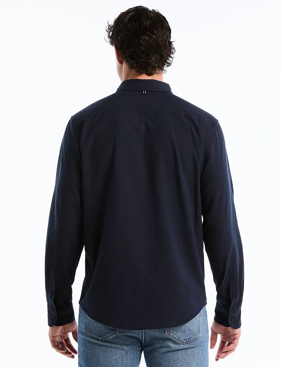 Original Penguin - LS OXFORD STRTCH NO - oxford-hemden - dark sapphire - 3