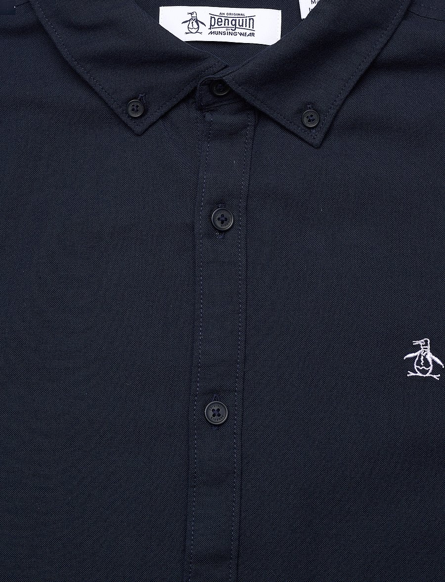 Original Penguin - LS OXFORD STRTCH NO - oxford-hemden - dark sapphire - 4