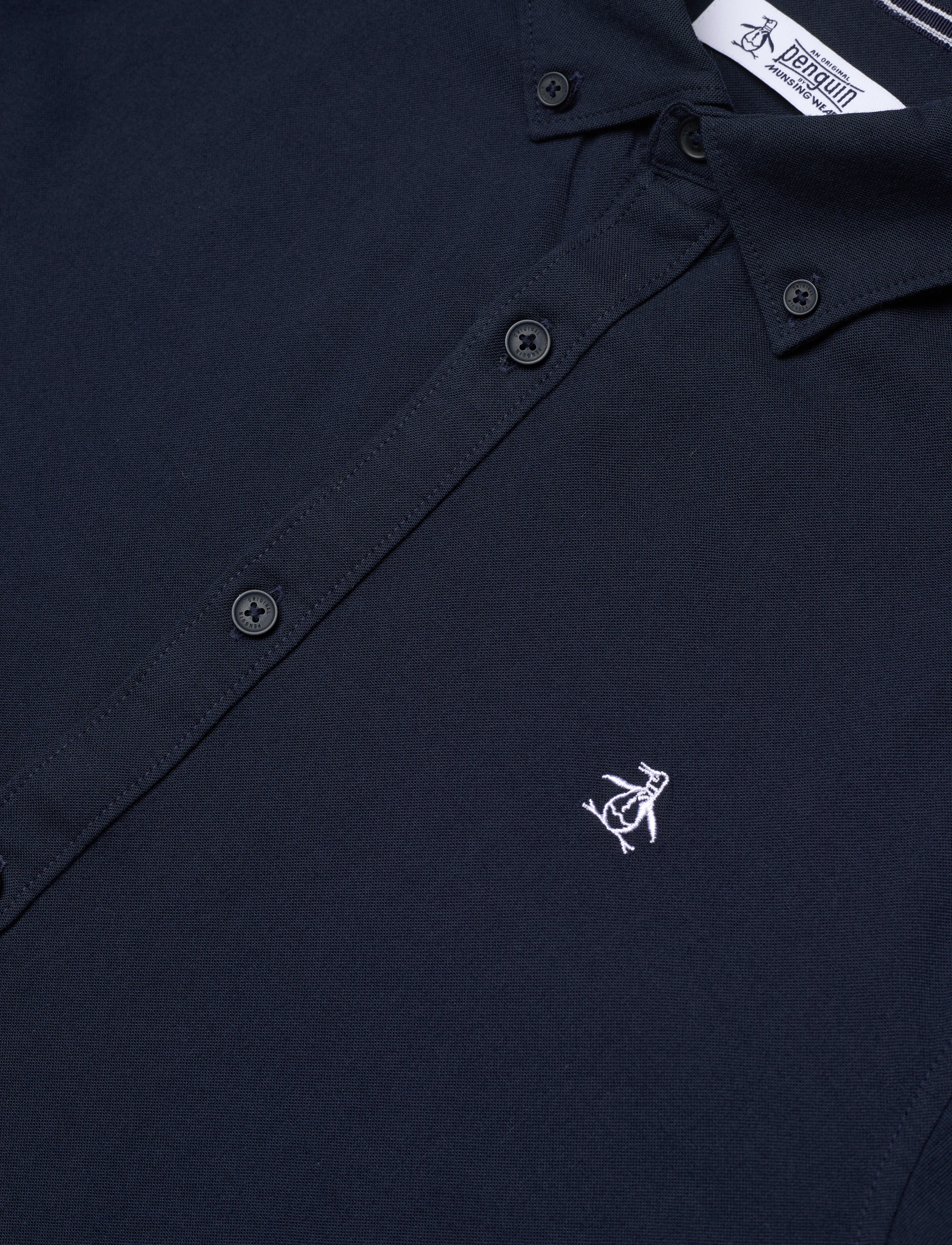 Original Penguin - LS OXFORD STRTCH NO - oxford-hemden - dark sapphire - 5