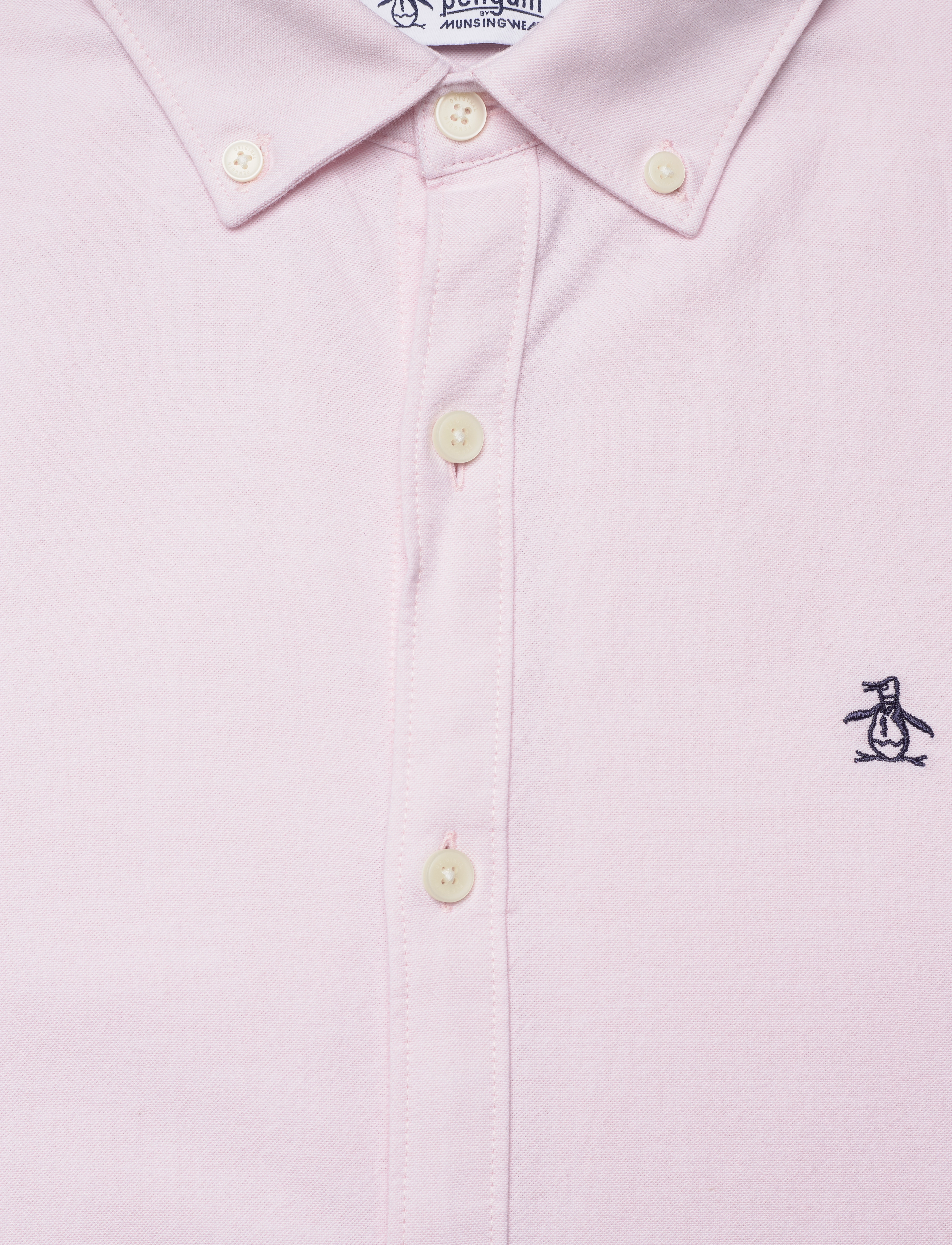 Original Penguin - LS OXFORD STRTCH NO - parfait pink - 2