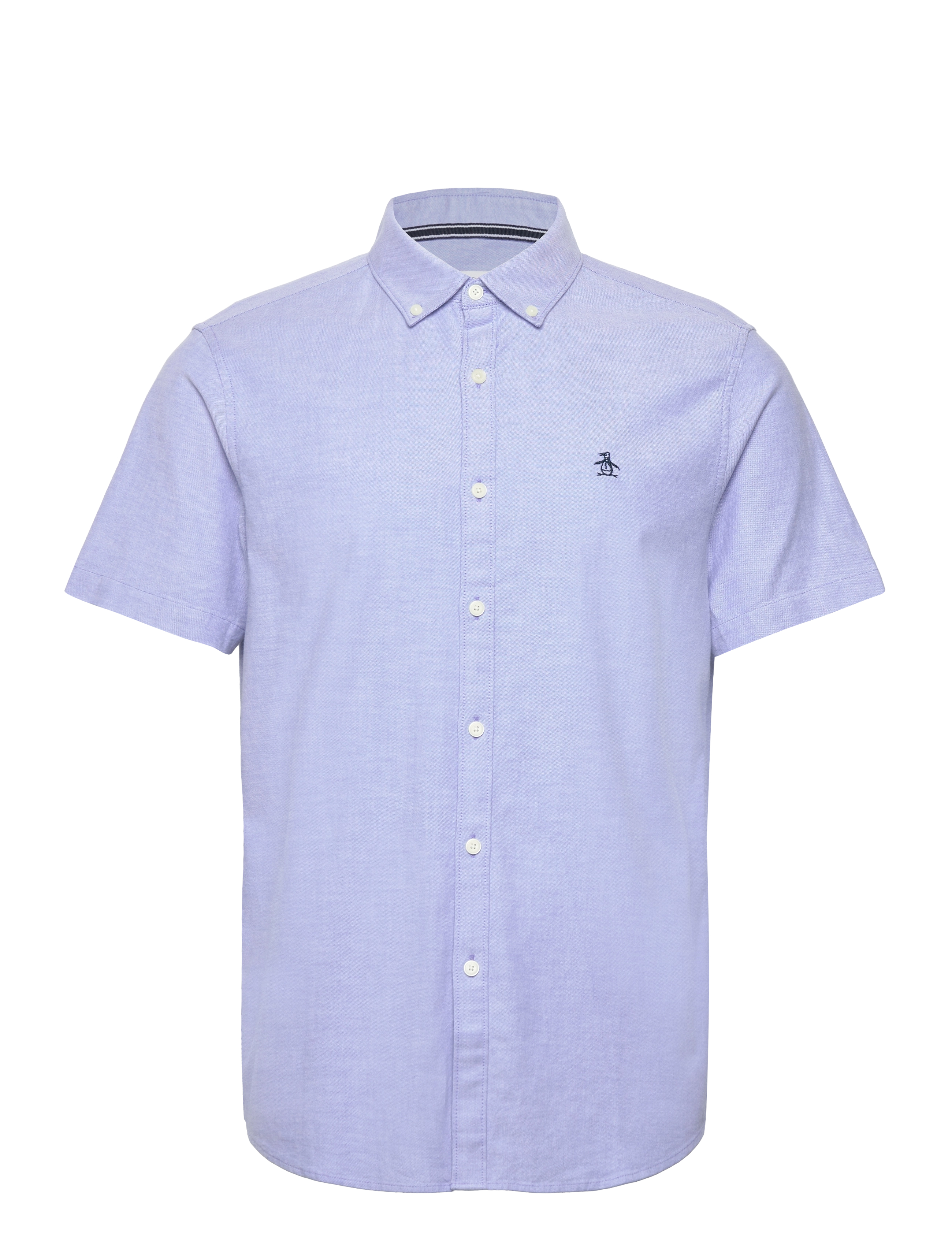 Original Penguin - SS OXFORD STRTCH NO SHIRT - kurzarmhemden - amparo blue - 0