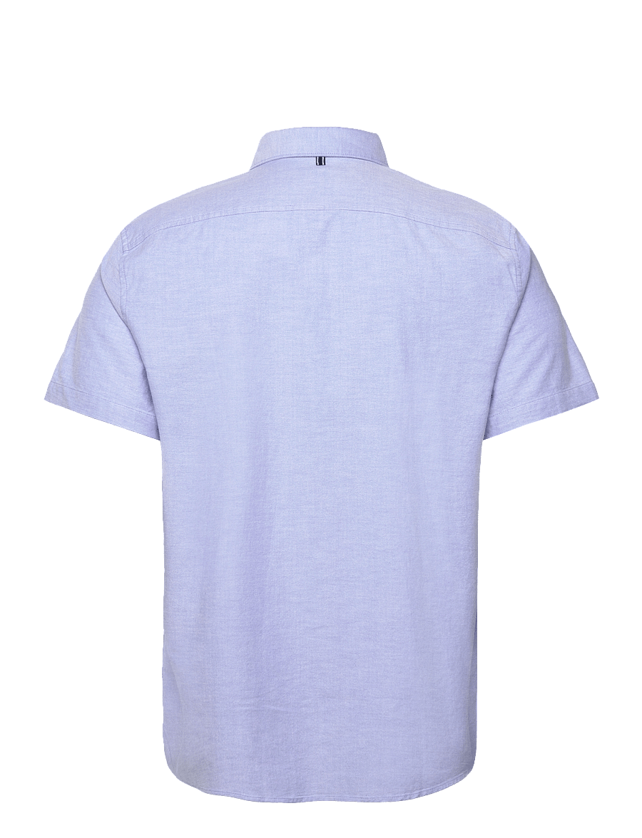 Original Penguin - SS OXFORD STRTCH NO SHIRT - kurzarmhemden - amparo blue - 1