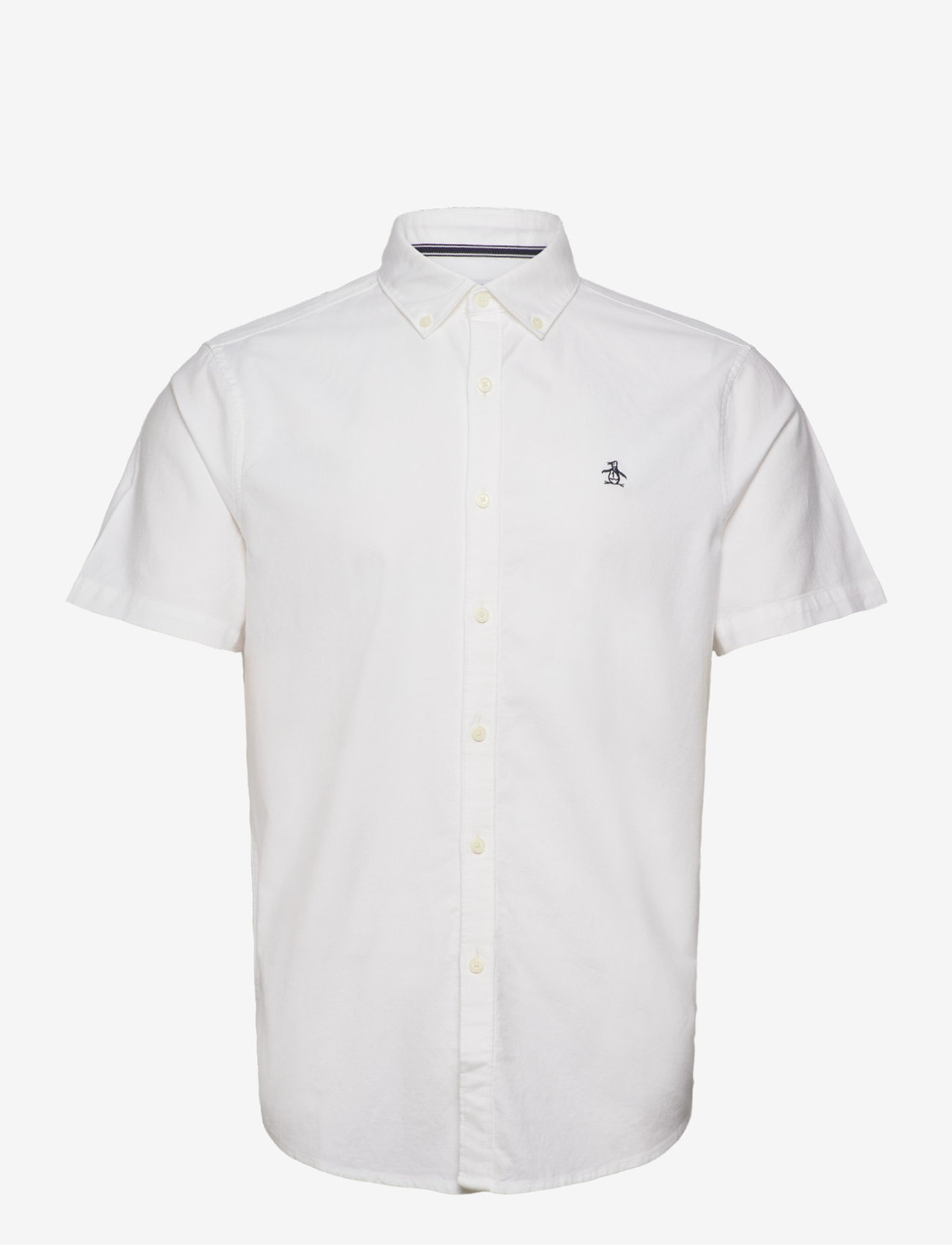 Original Penguin - SS OXFORD STRTCH NO - oxford skjorter - bright white - 0