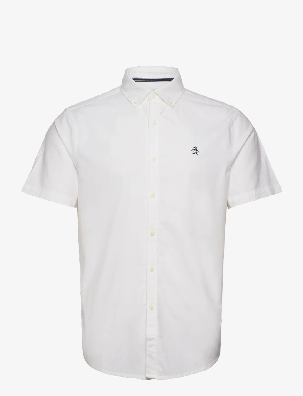 Original Penguin - SS OXFORD STRTCH NO - oxford skjorter - bright white - 0