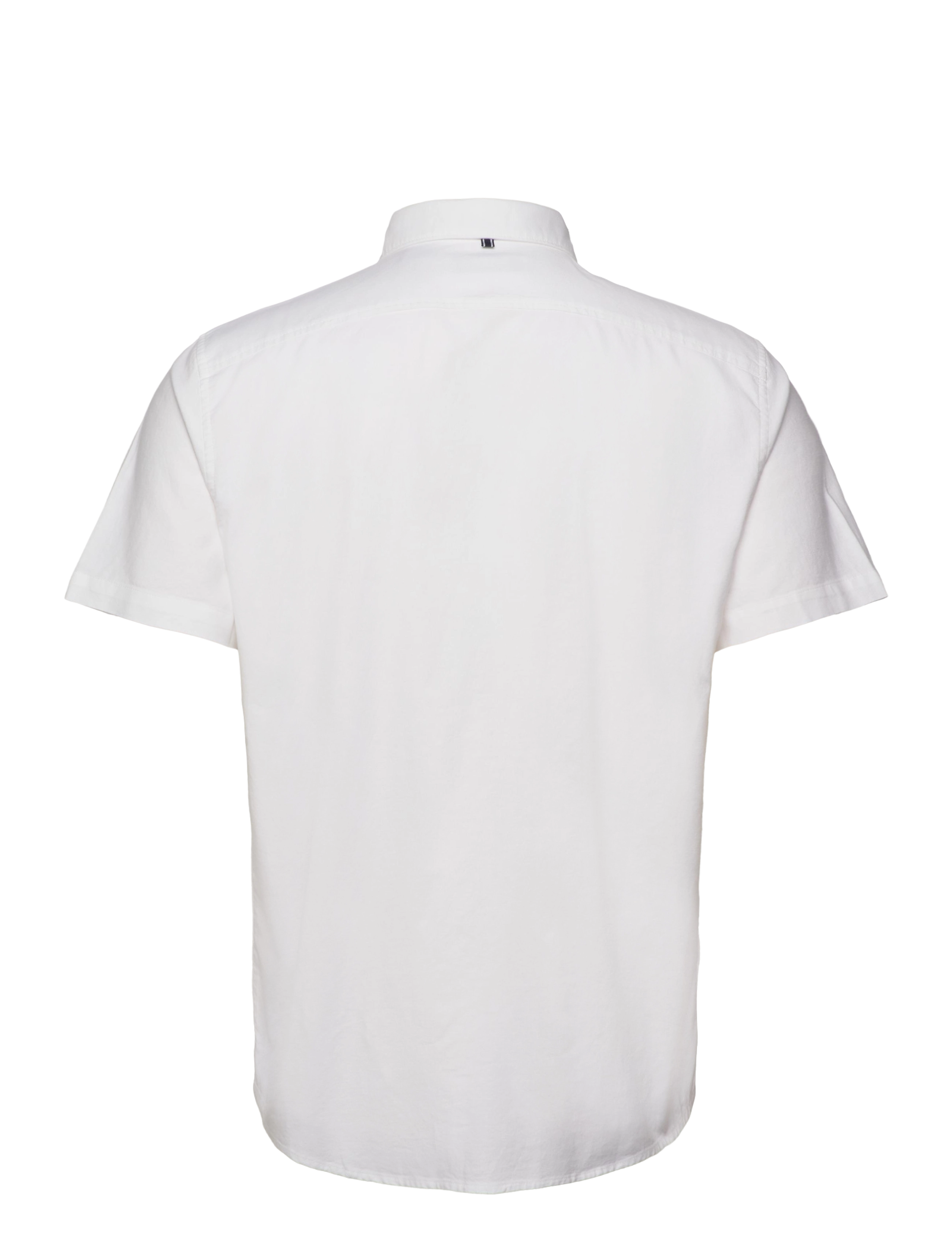 Original Penguin - SS OXFORD STRTCH NO SHIRT - kurzarmhemden - bright white - 2