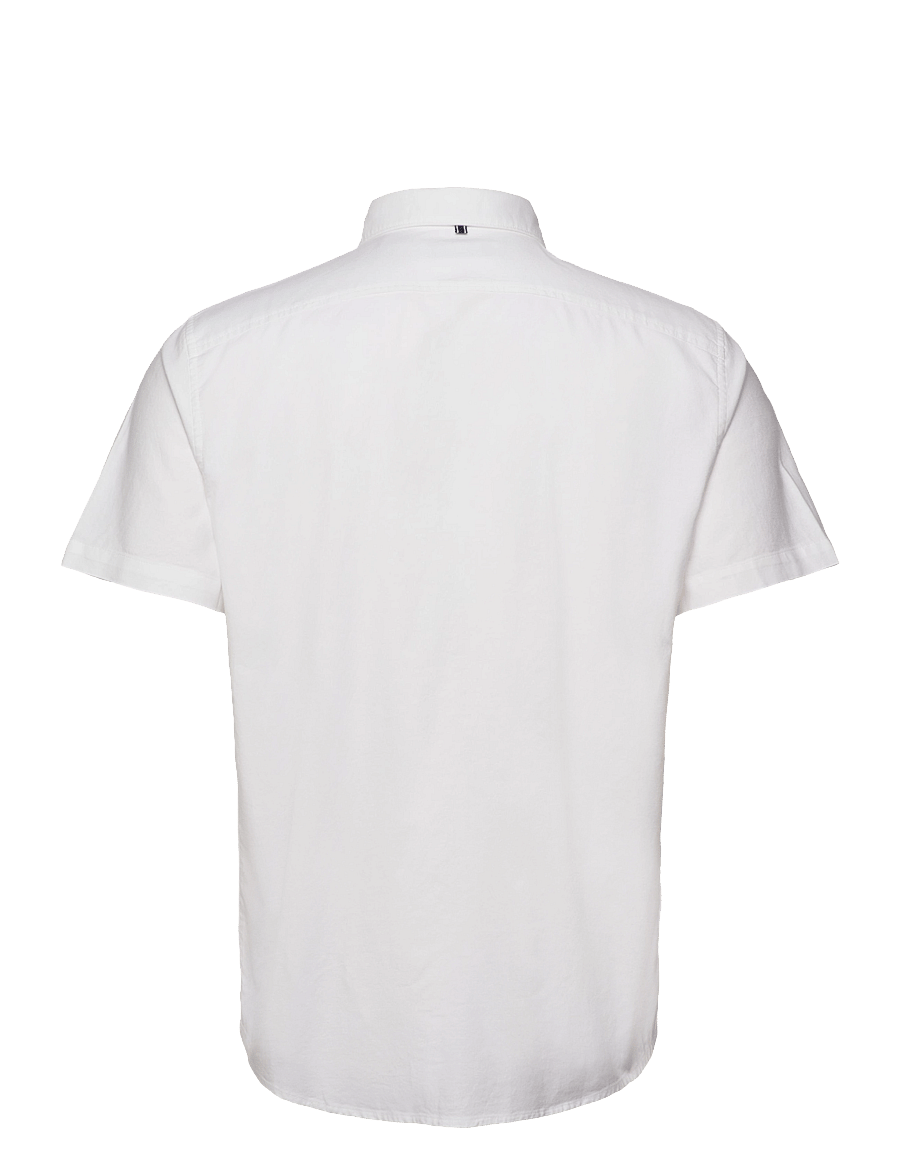 Original Penguin - SS OXFORD STRTCH NO SHIRT - kurzarmhemden - bright white - 2
