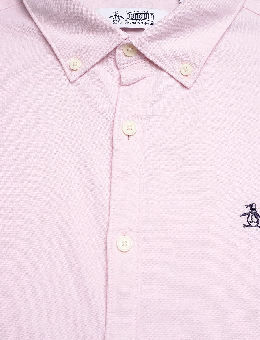 Original Penguin - SS OXFORD STRTCH NO SHIRT - kurzarmhemden - parfait pink - 5