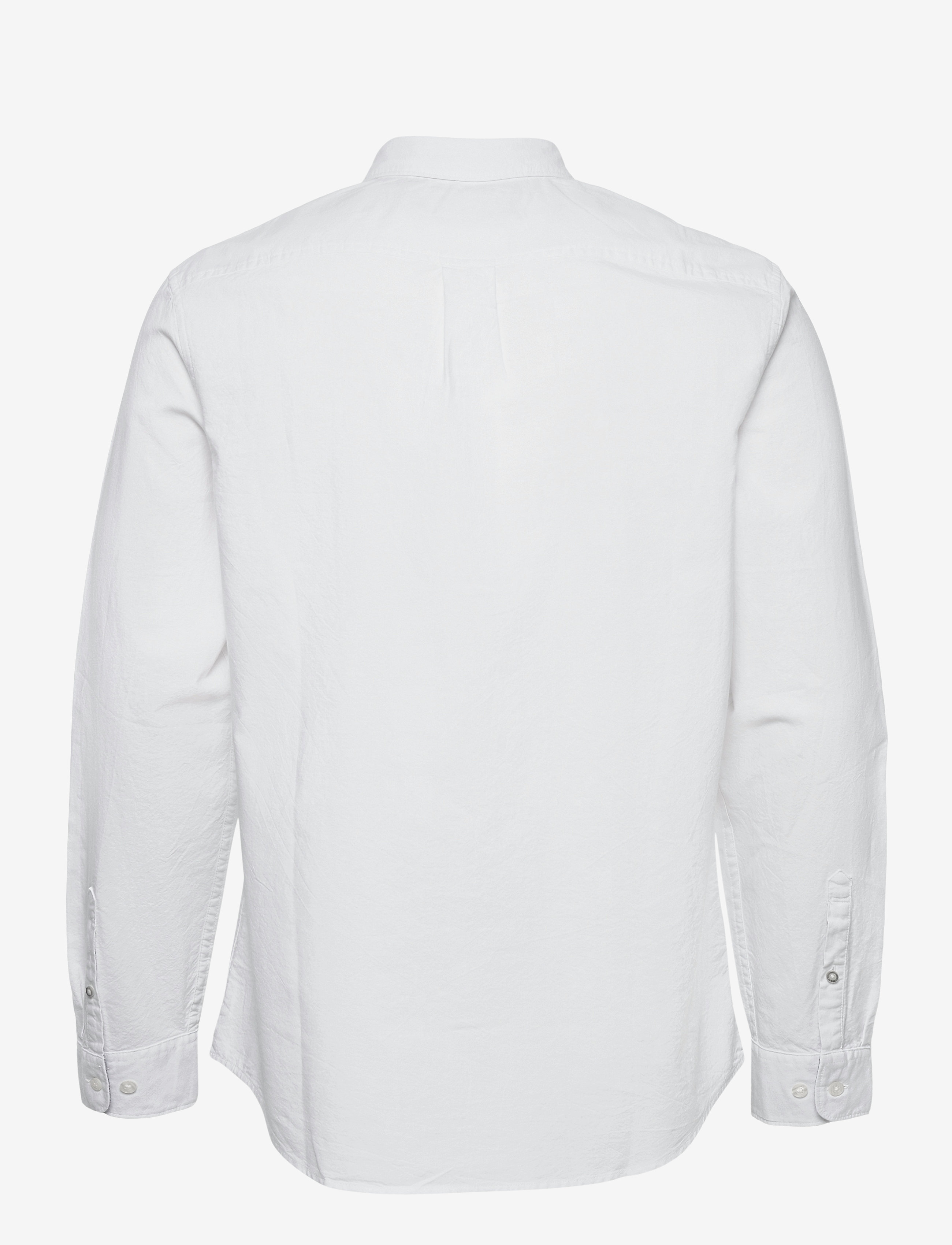 Original Penguin - Long Sleeved Cotton Oxford Shirt - bright white - 1