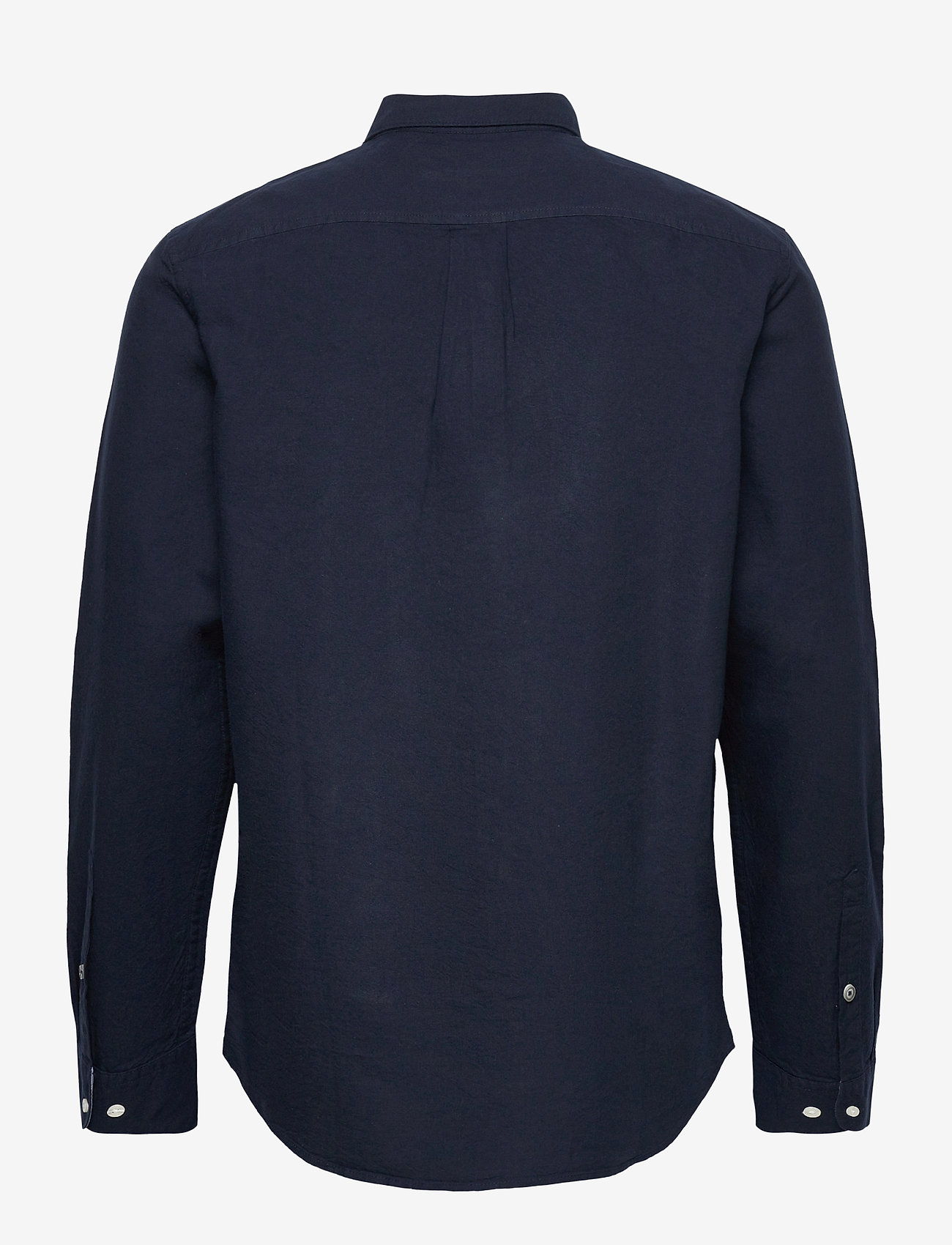 Original Penguin - Long Sleeved Cotton Oxford Shirt - dark sapphire - 1