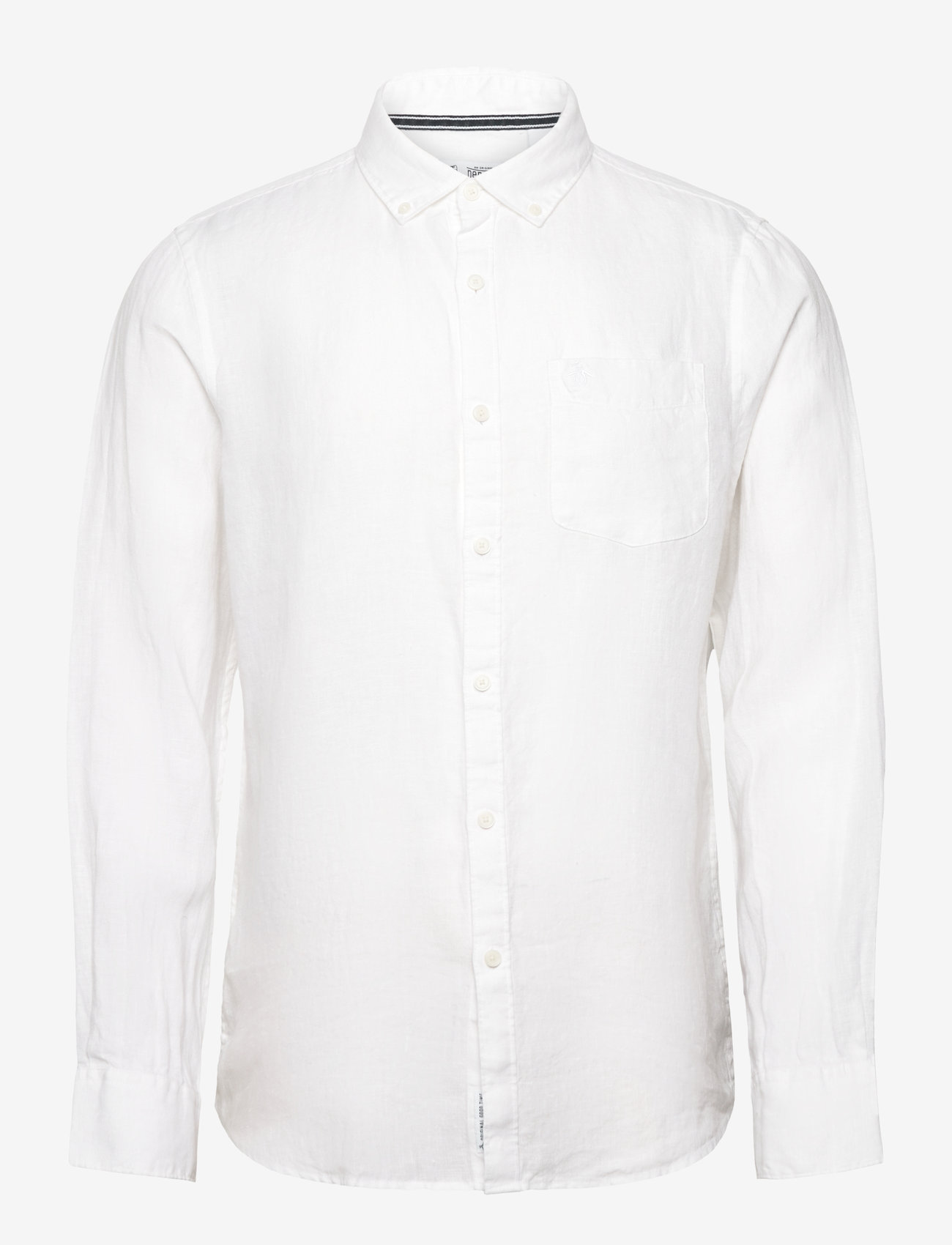 Original Penguin - LS DELAVE LNN W PKT - linased särgid - bright white - 0