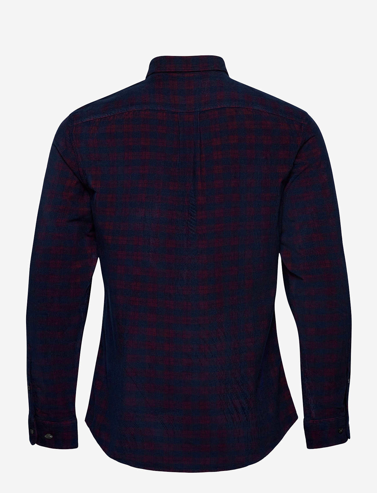 Original Penguin - CHECK SLIM FIT CORDUROY SHIRT - dark sapphire - 1