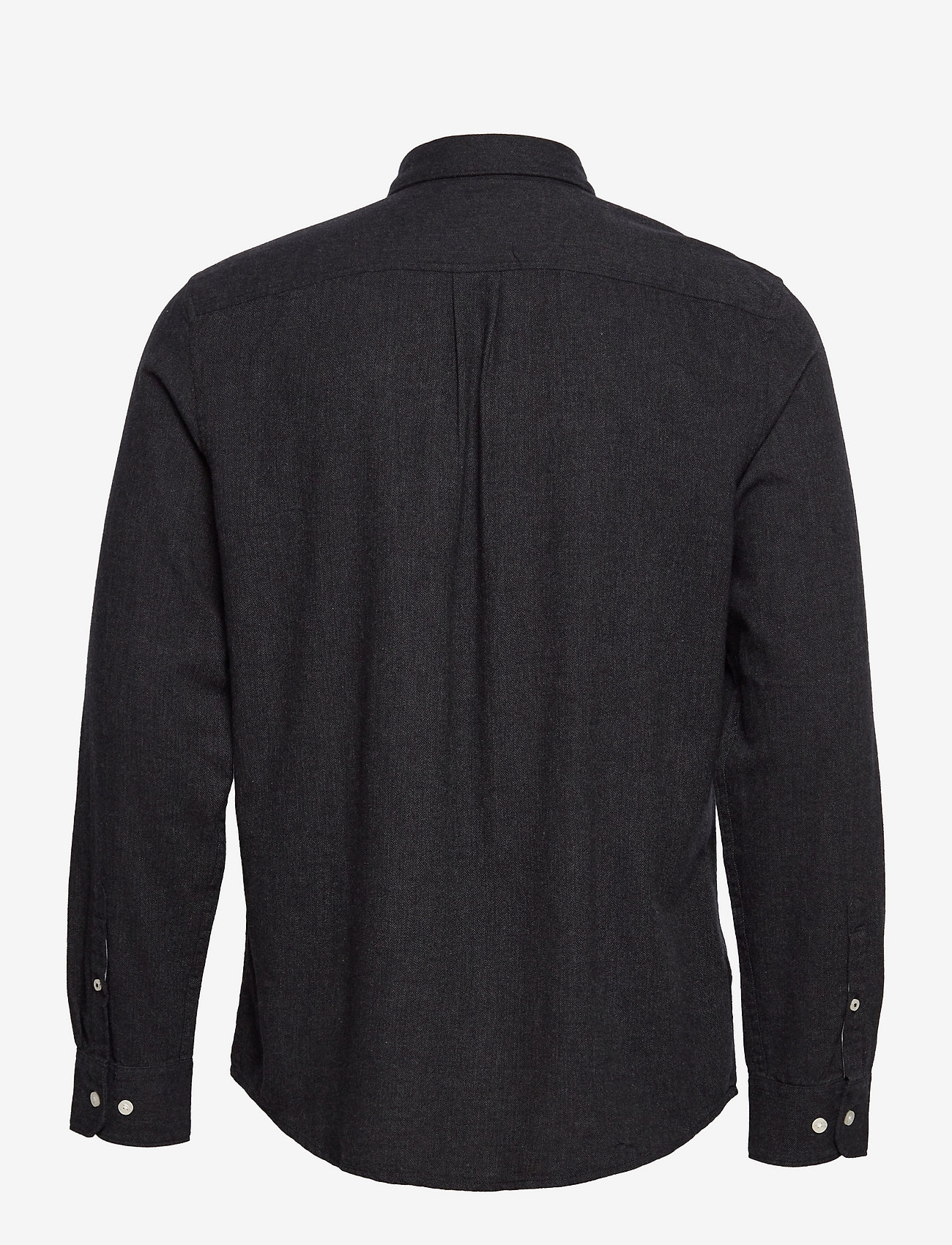 Original Penguin - WVN LS FLNNL HERRING - dk charcoal heather - 1