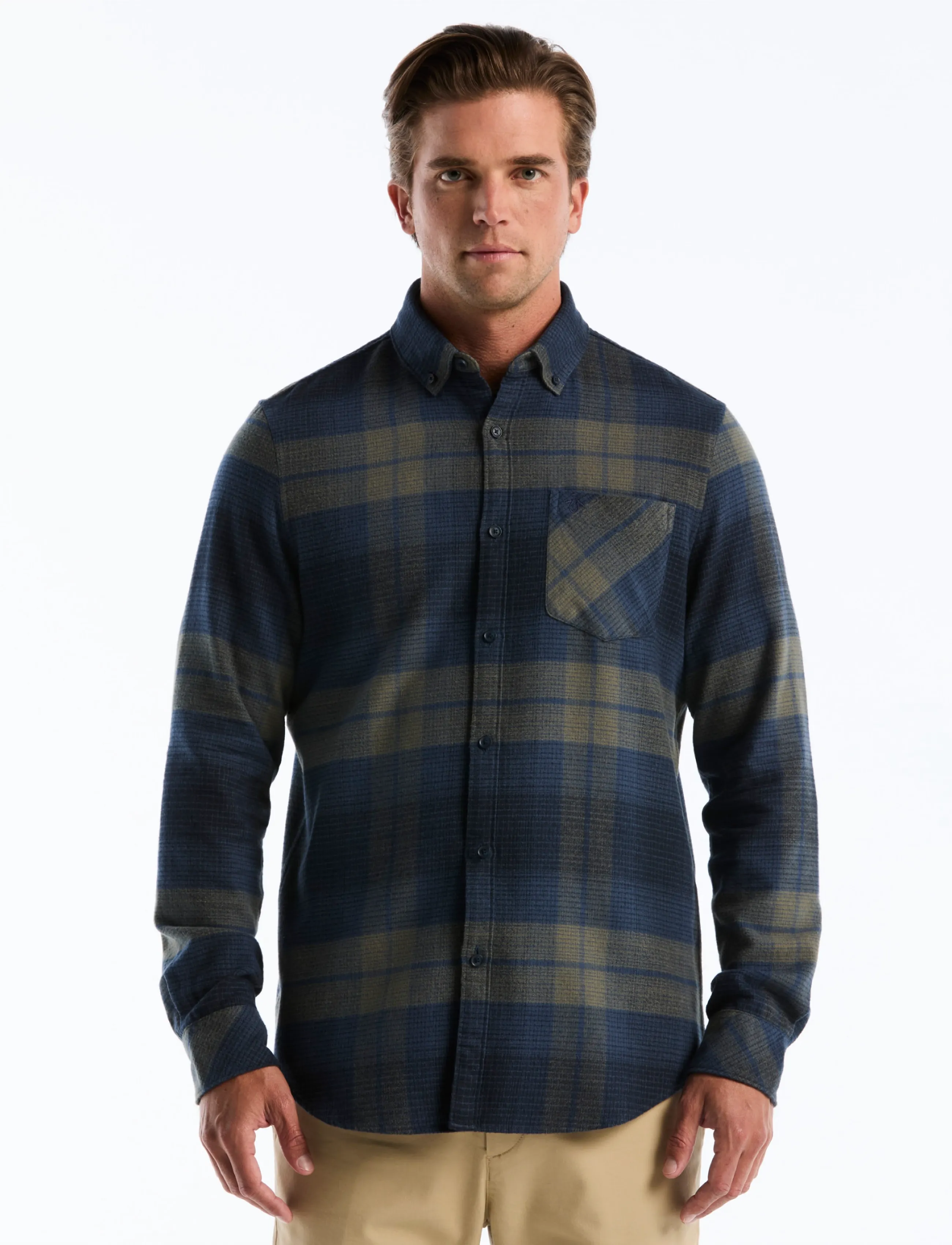 Original Penguin LS CTTN DOBBY LTWT F - Uus - SARGASSO SEA / navy