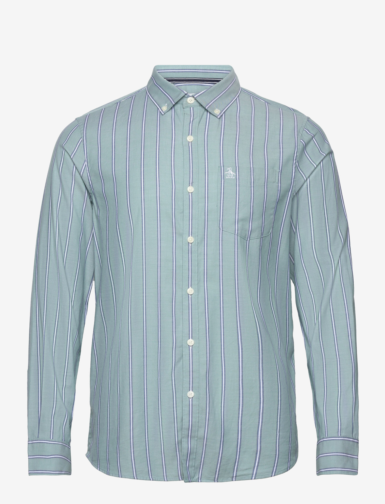 Original Penguin - LS CTTN YD VERTICAL - oil blue - 0