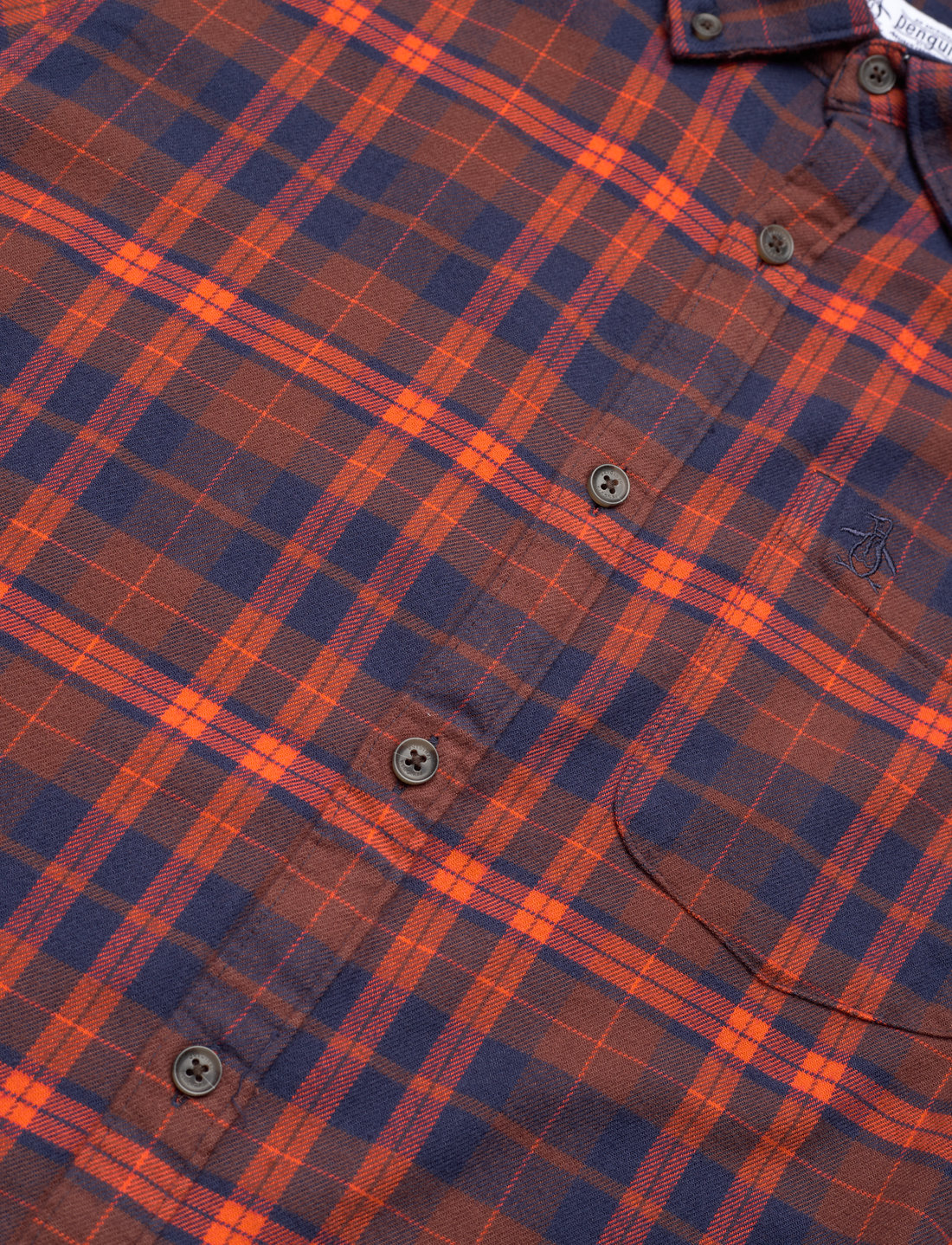 Original penguin flannel hot sale shirt