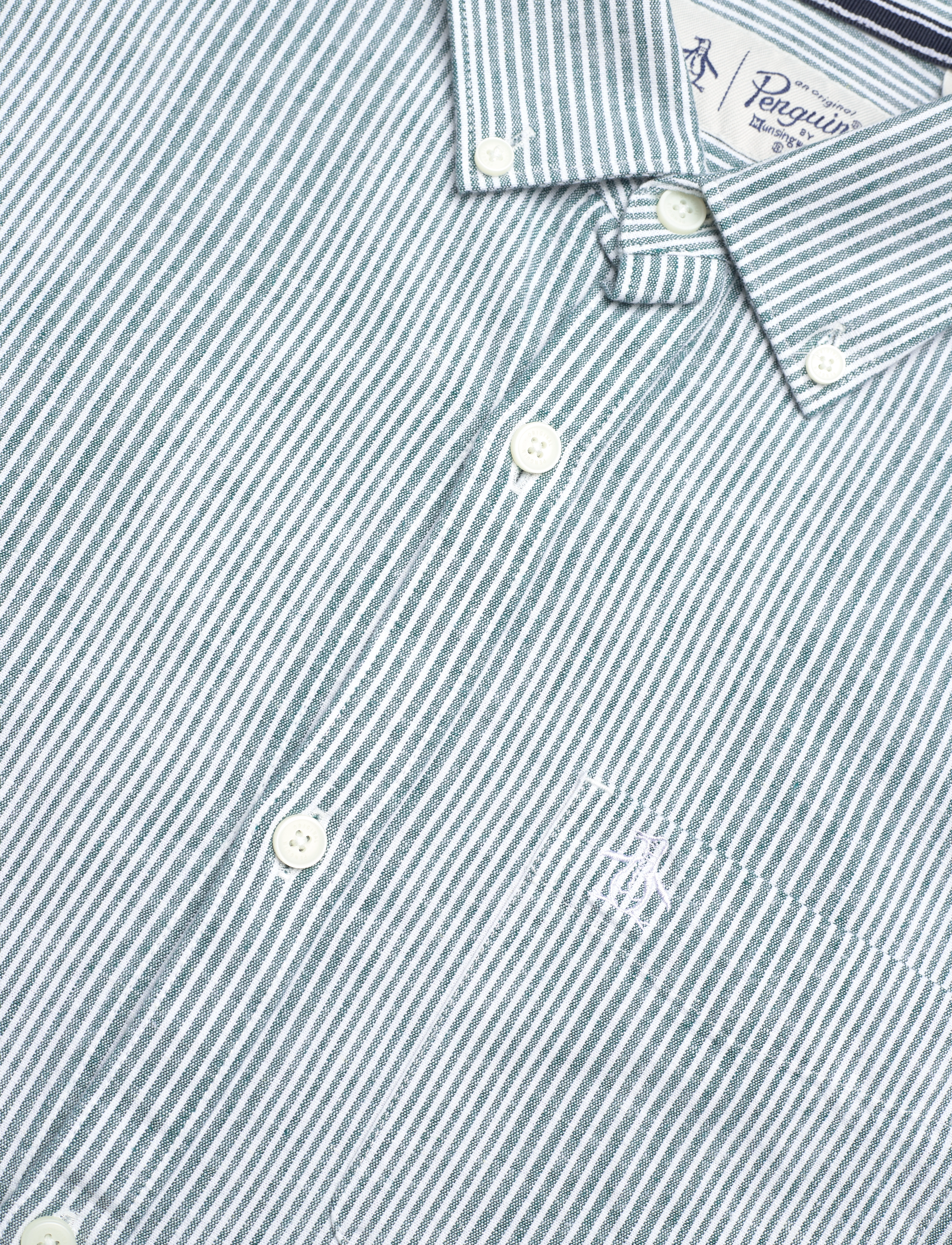 Original Penguin - LS CTTN LNN ECOVERO - pacific - 3