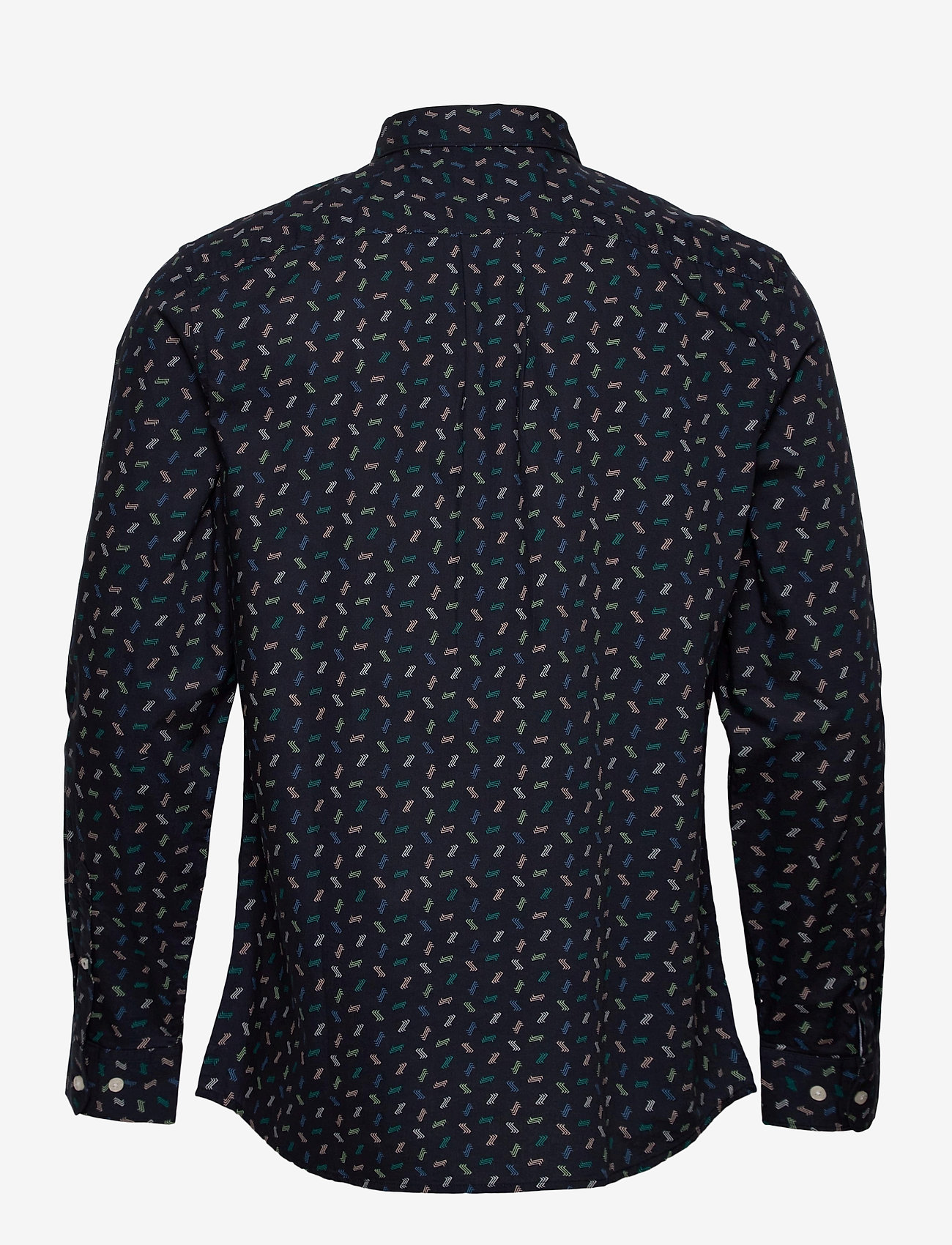 Original Penguin - WVN LS GEO PRNT - dark sapphire - 1