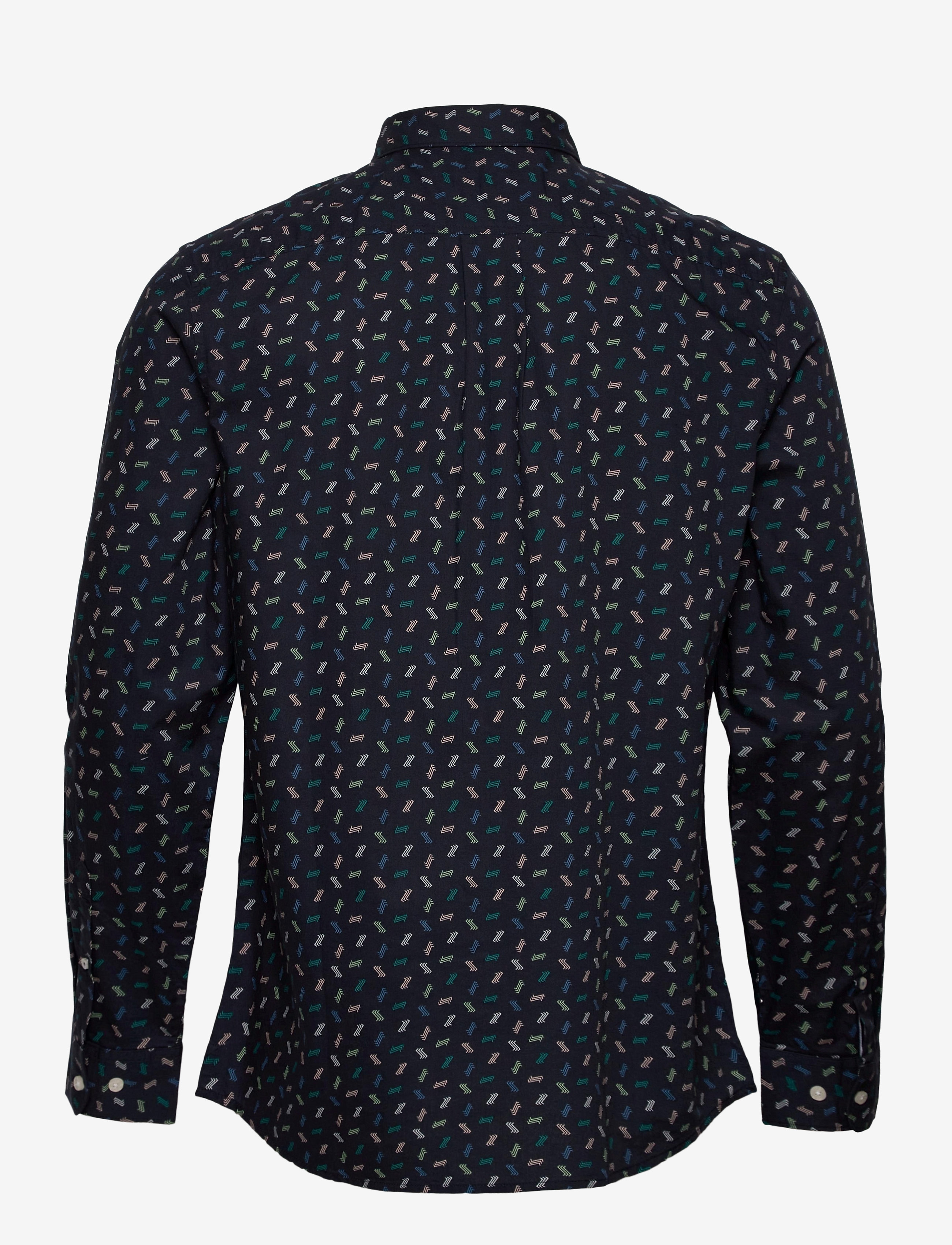 Original Penguin - WVN LS GEO PRNT - dark sapphire - 1