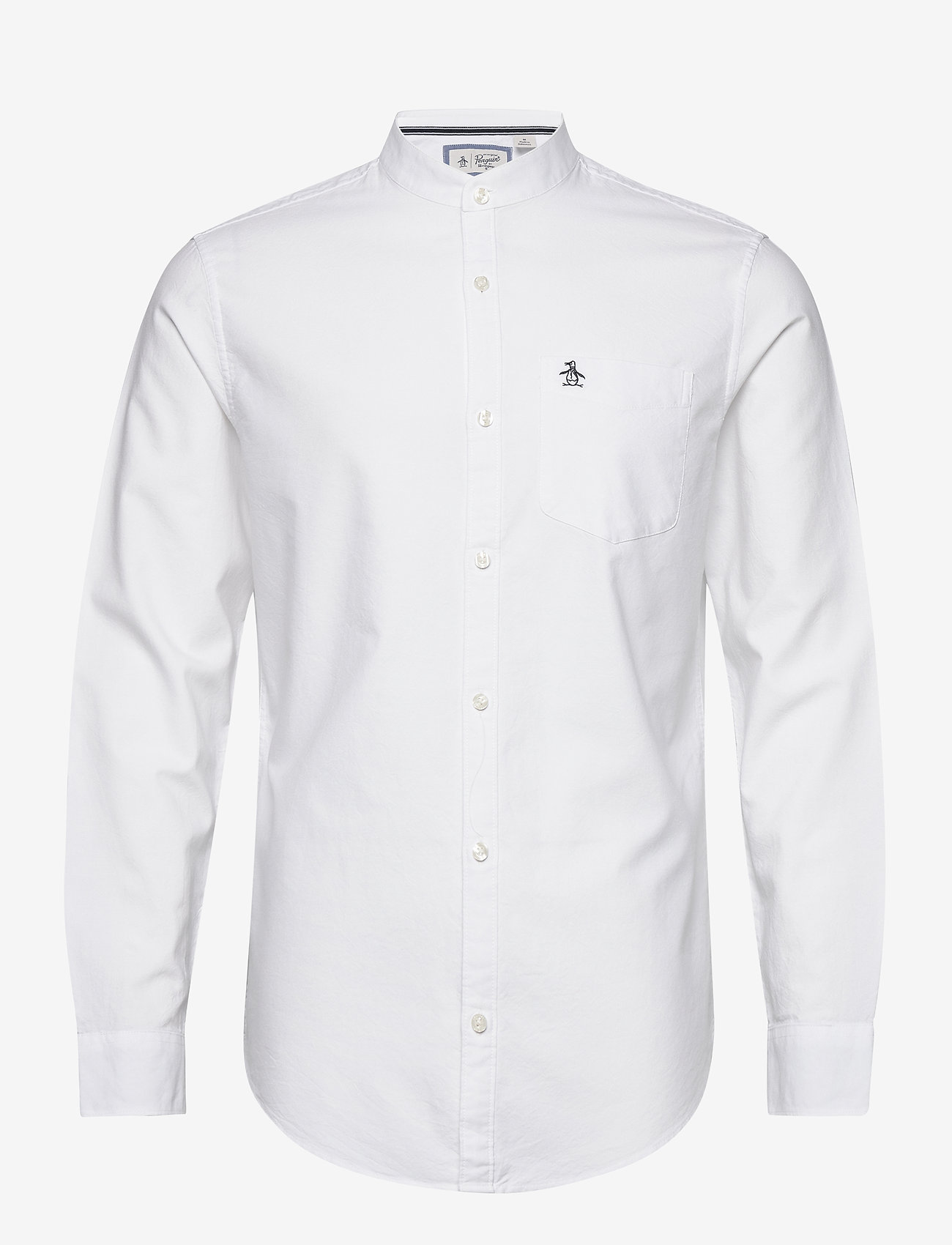 COLLARLESS OXFORD - BRIGHT WHITE