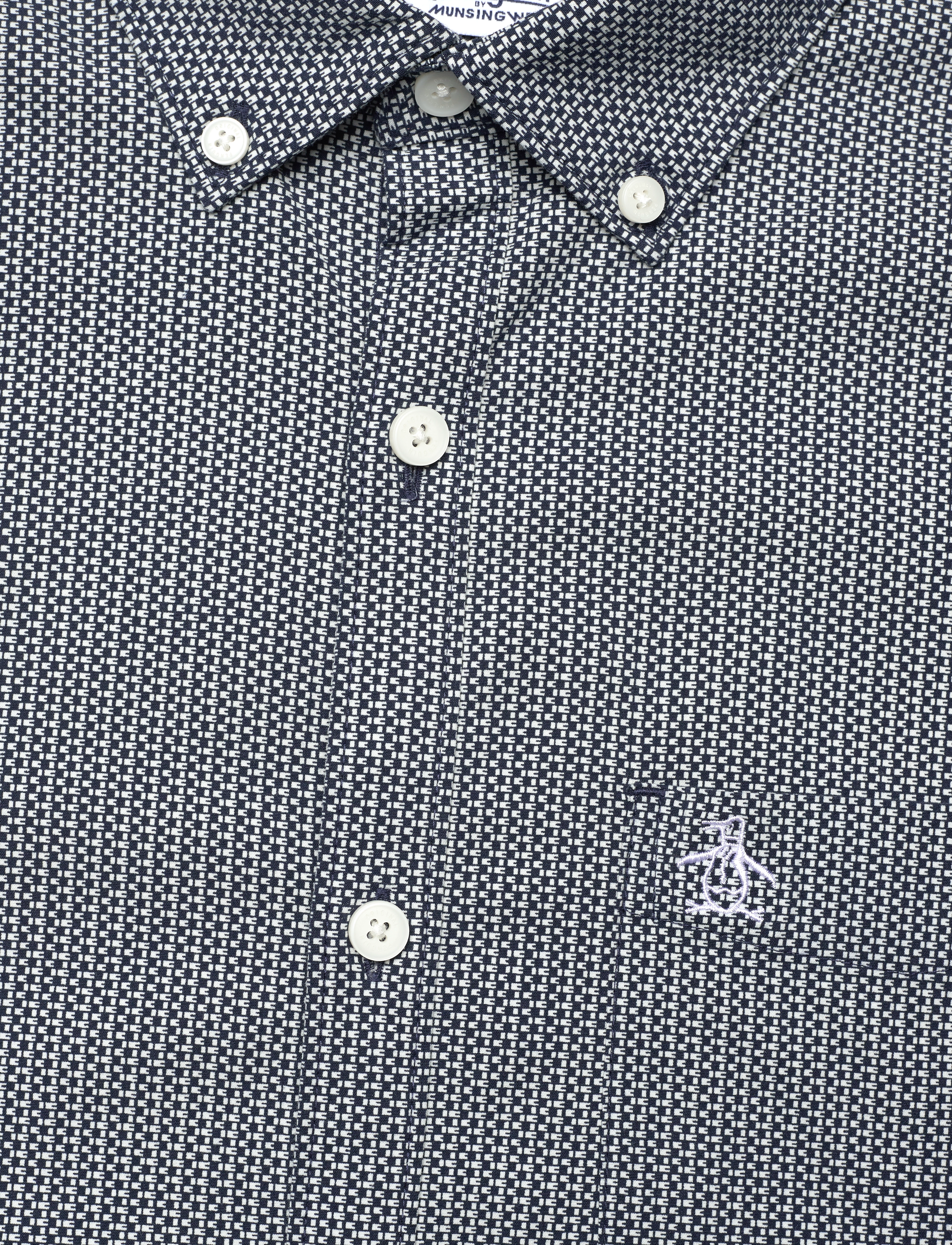 Original Penguin - LS ECO AOP MINI GEO - dark sapphire - 2