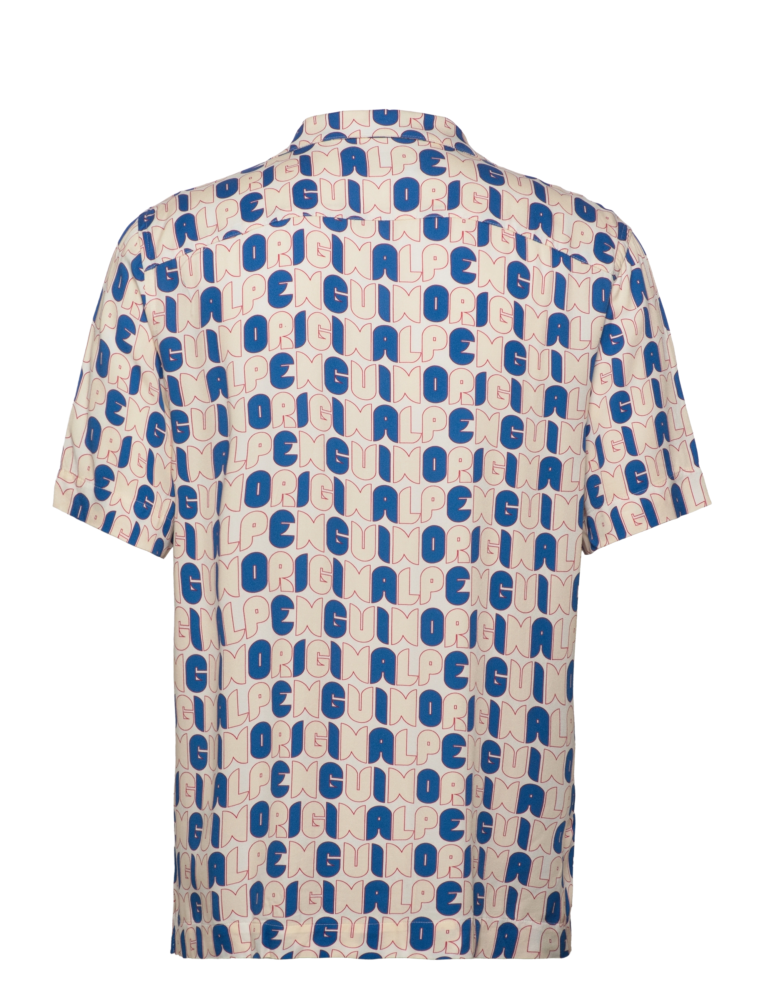 Original Penguin - SS VSC CAMP AOP LOGO - bright white - 2