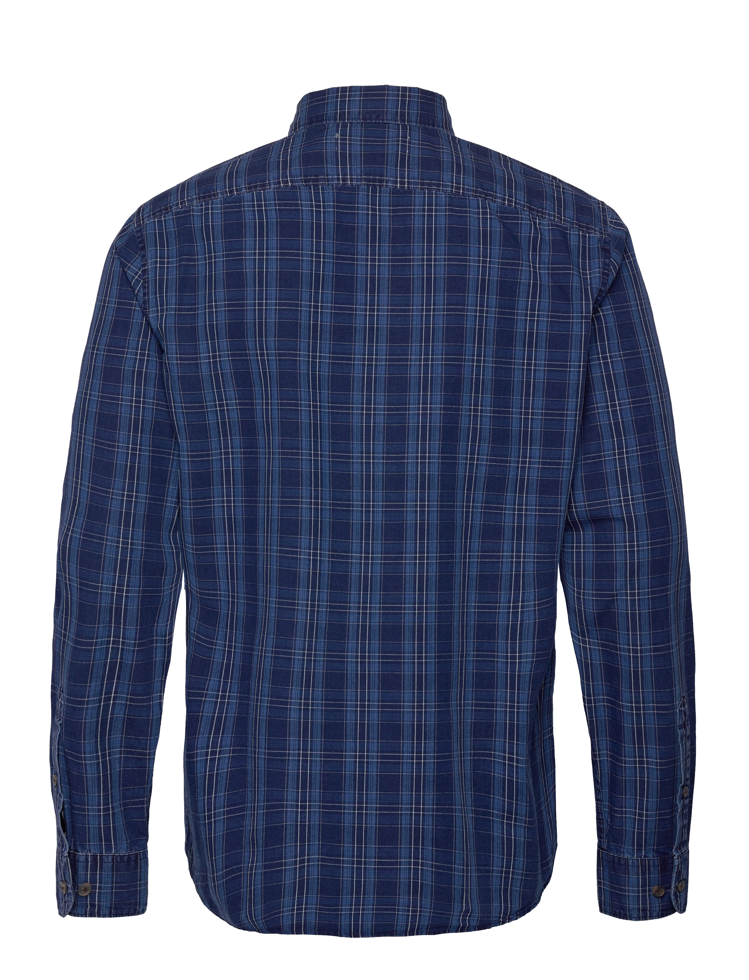 Original Penguin - LS CTTN INDIGO PLAID - dark sapphire - 1